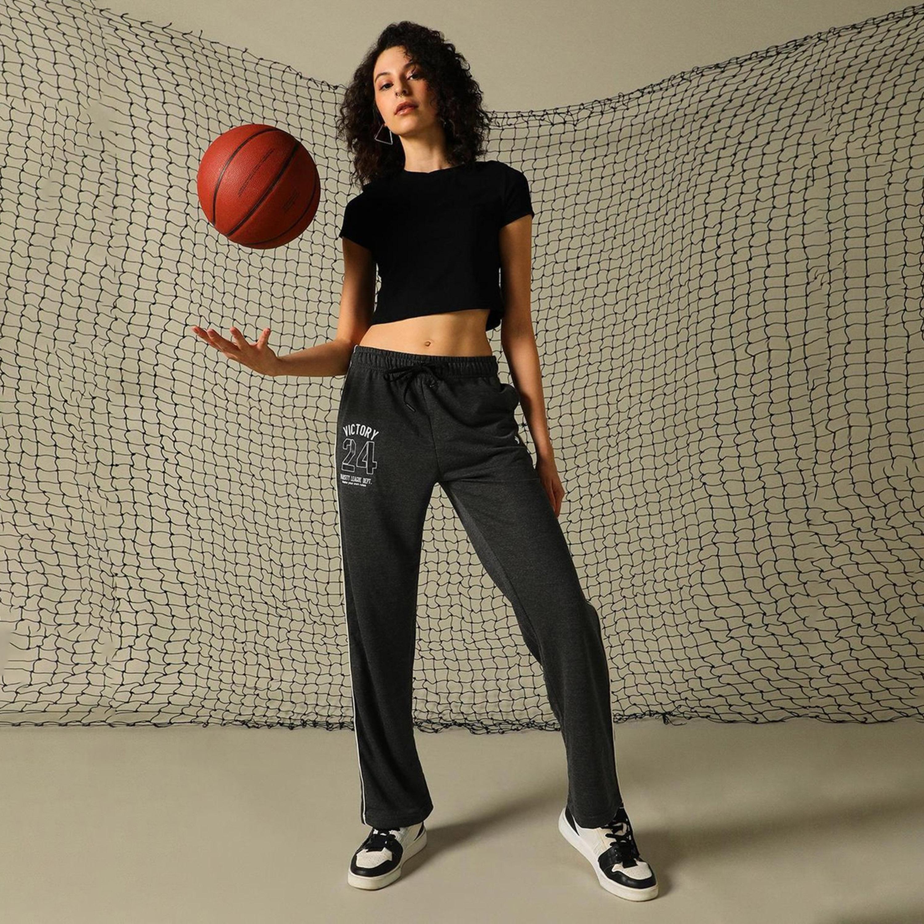 هابر هولم × ستايلي - بنطال للنساء - فحمي-women-clothing-bottoms-joggers-image-2