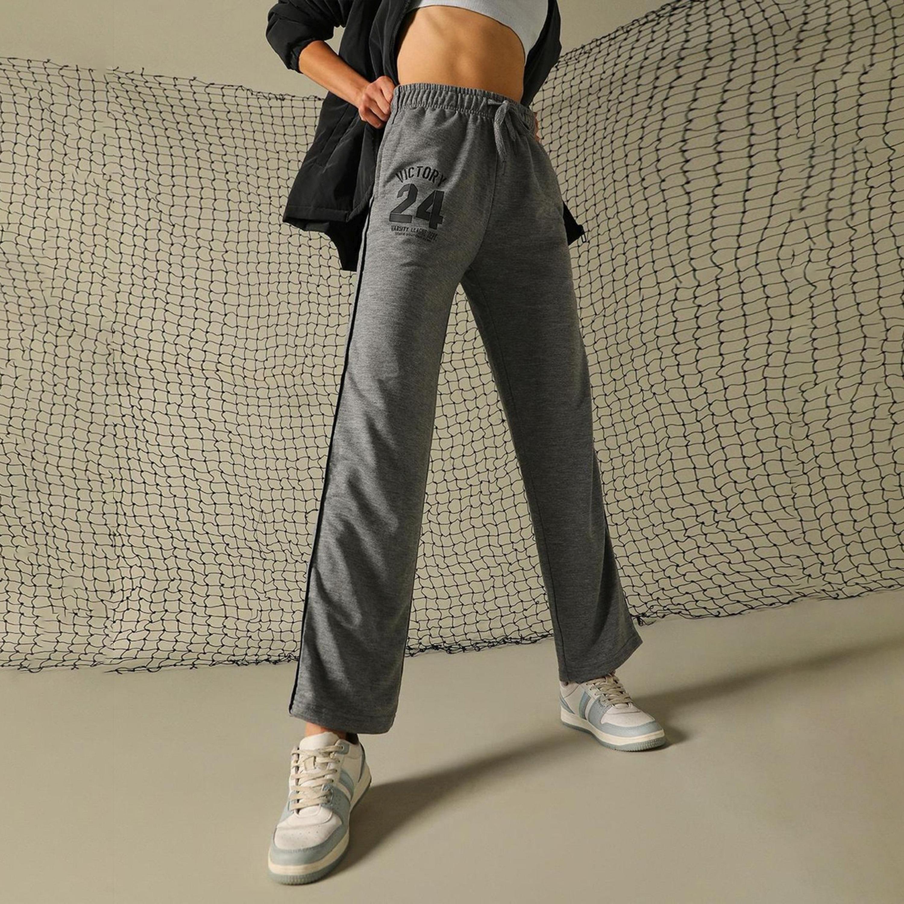 Hubberholme X Styli Women Gray Trousers-women-clothing-bottoms-joggers-image-5