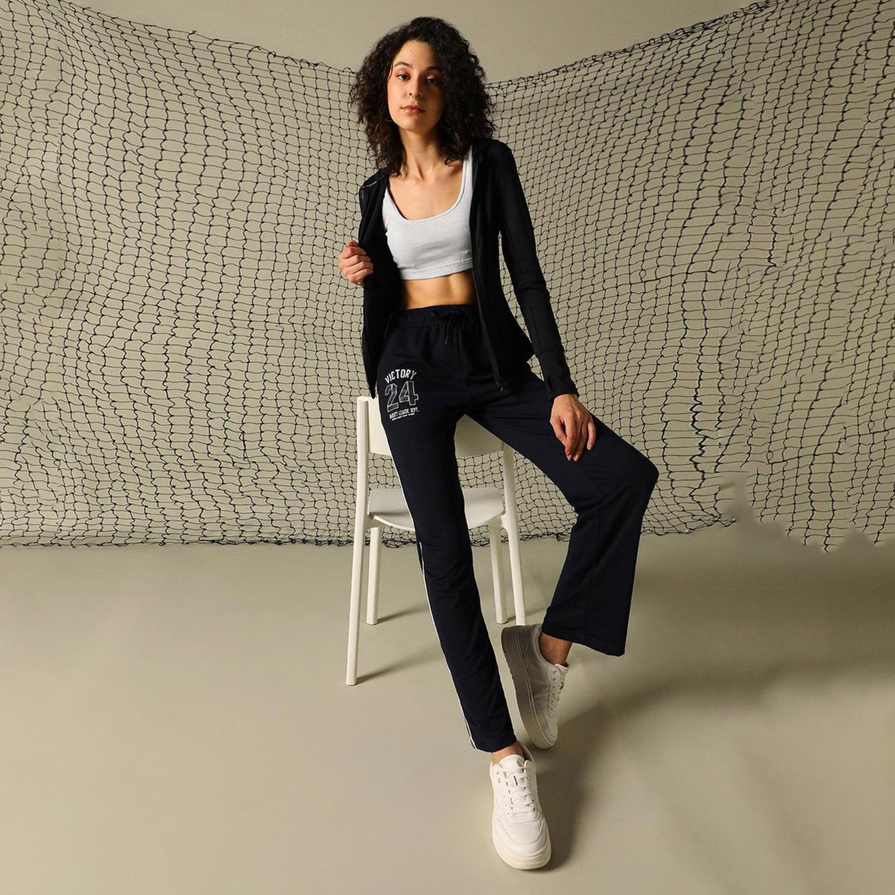 هابر هولم × ستايلي - بنطال نسائي - كحلي-women-clothing-bottoms-trousers-image-2
