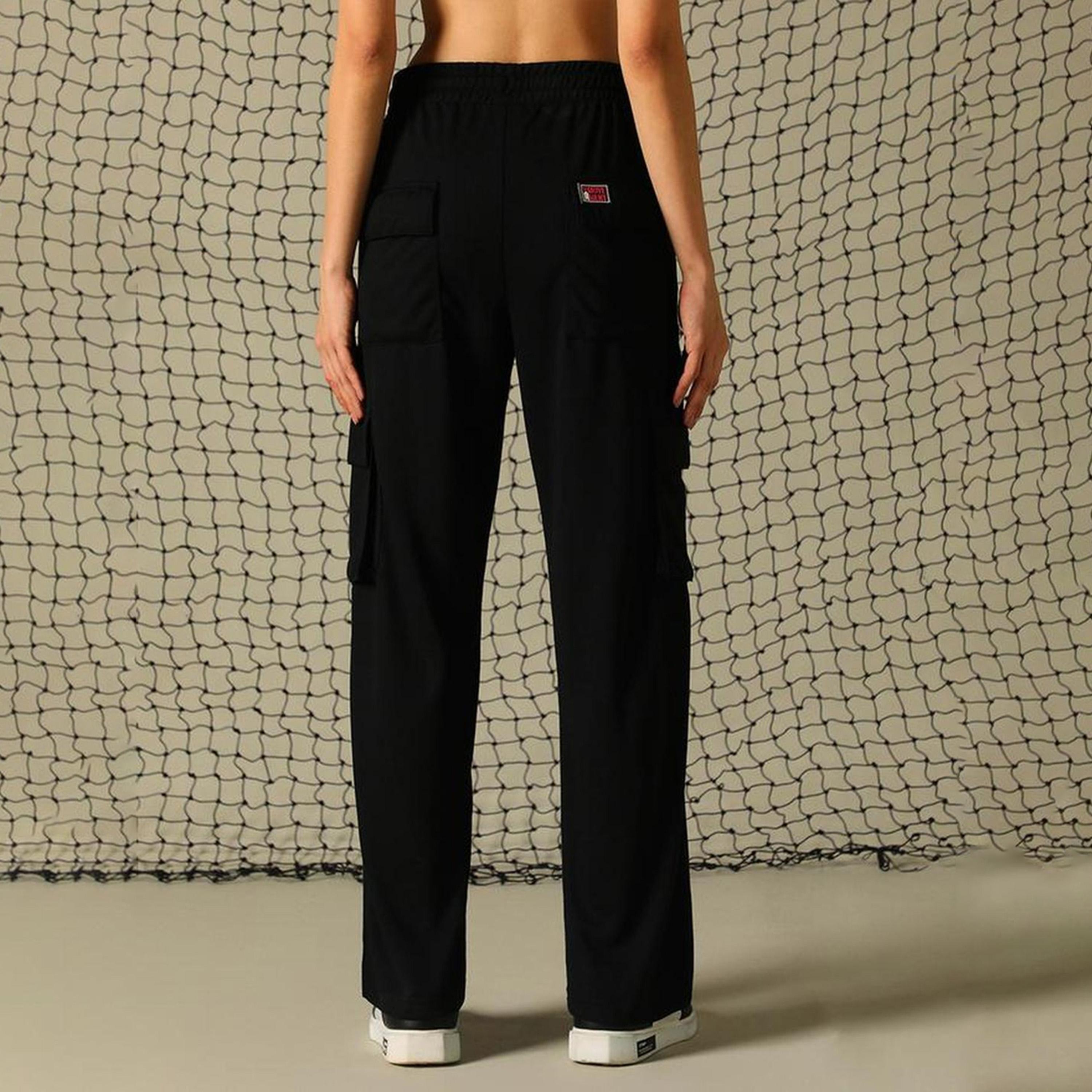هابر هولم × ستايلي - بنطال للنساء - أسود-women-clothing-bottoms-joggers-image-4