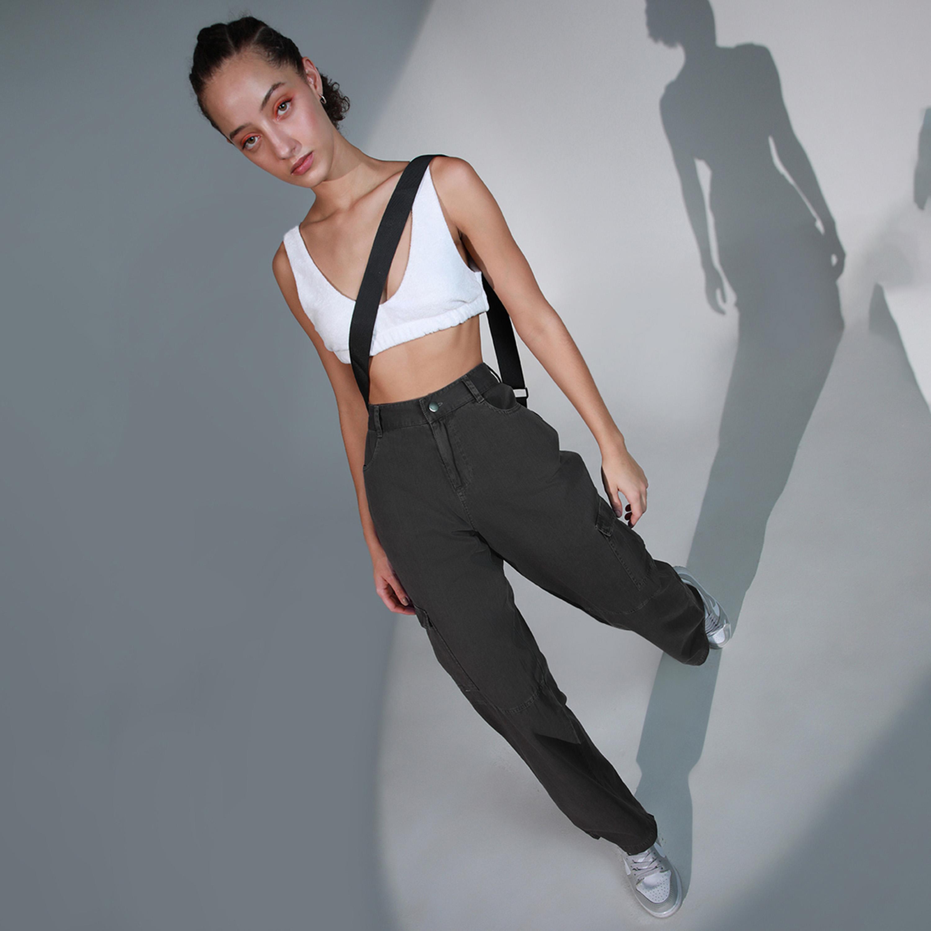 Hubberholme X Styli Women Grey Trousers-women-clothing-bottoms-trousers-image-5