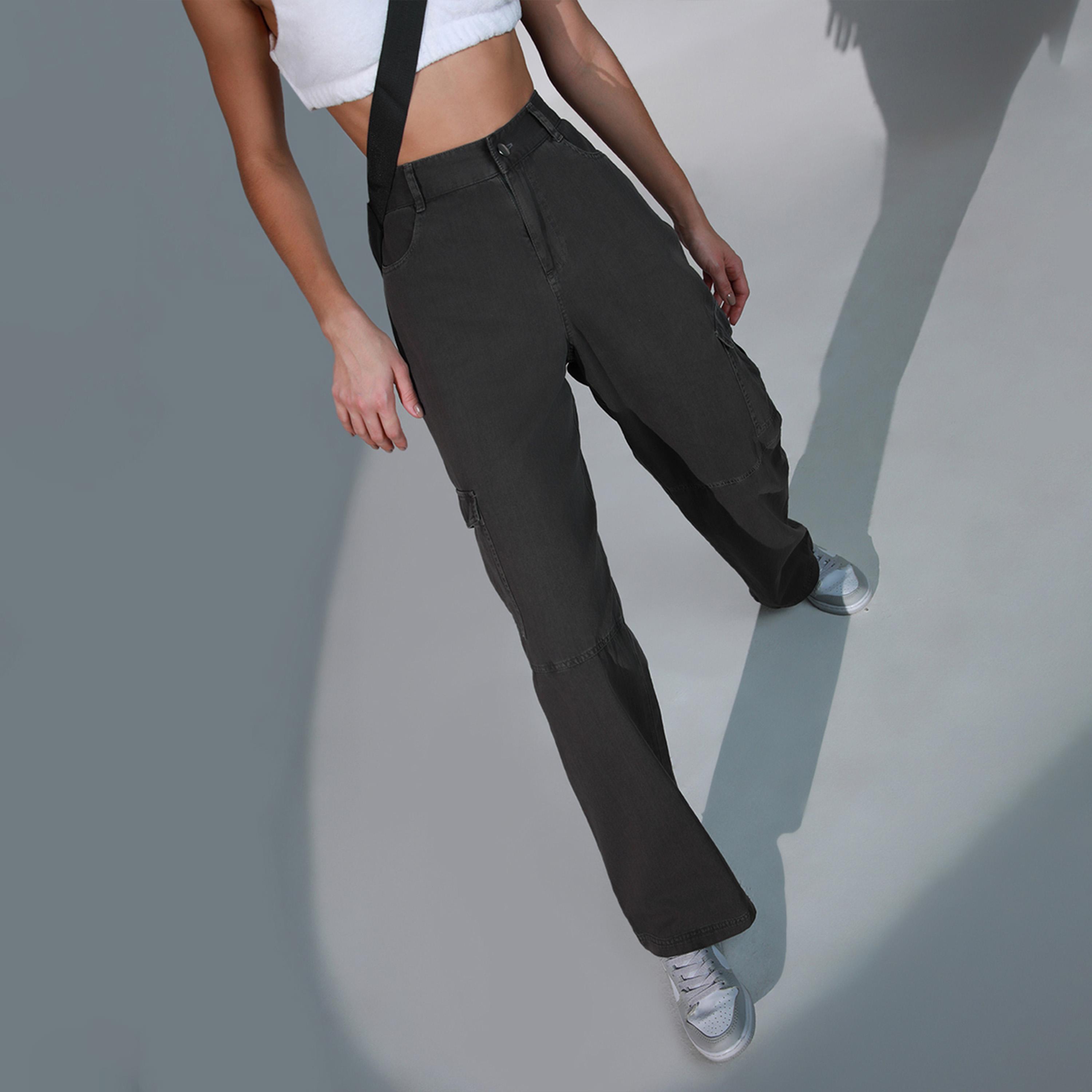 Hubberholme X Styli Women Grey Trousers-women-clothing-bottoms-trousers-image-6