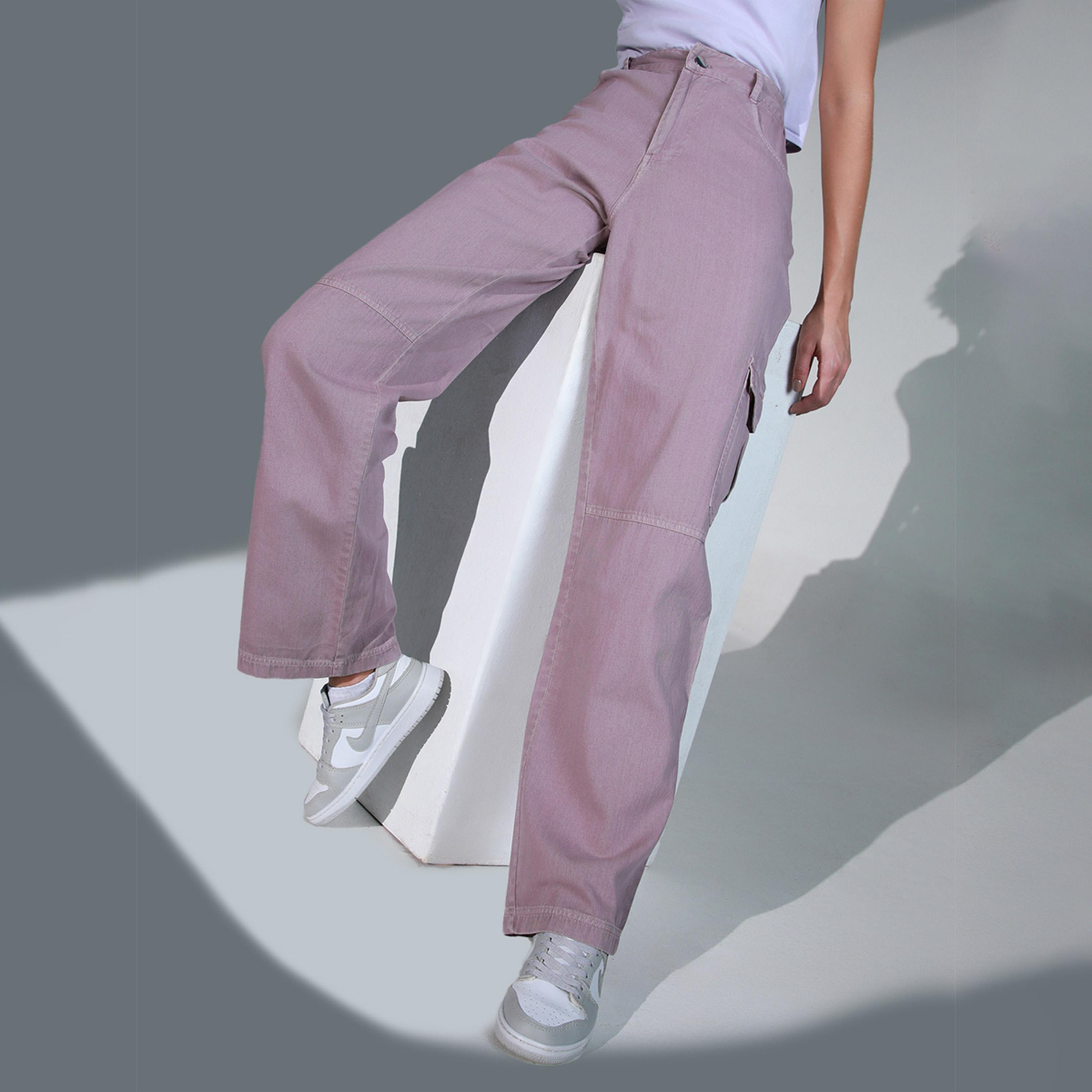 هابر هولم × ستايلي - بنطال نسائي - لون الخزامى-women-clothing-bottoms-trousers-image-6