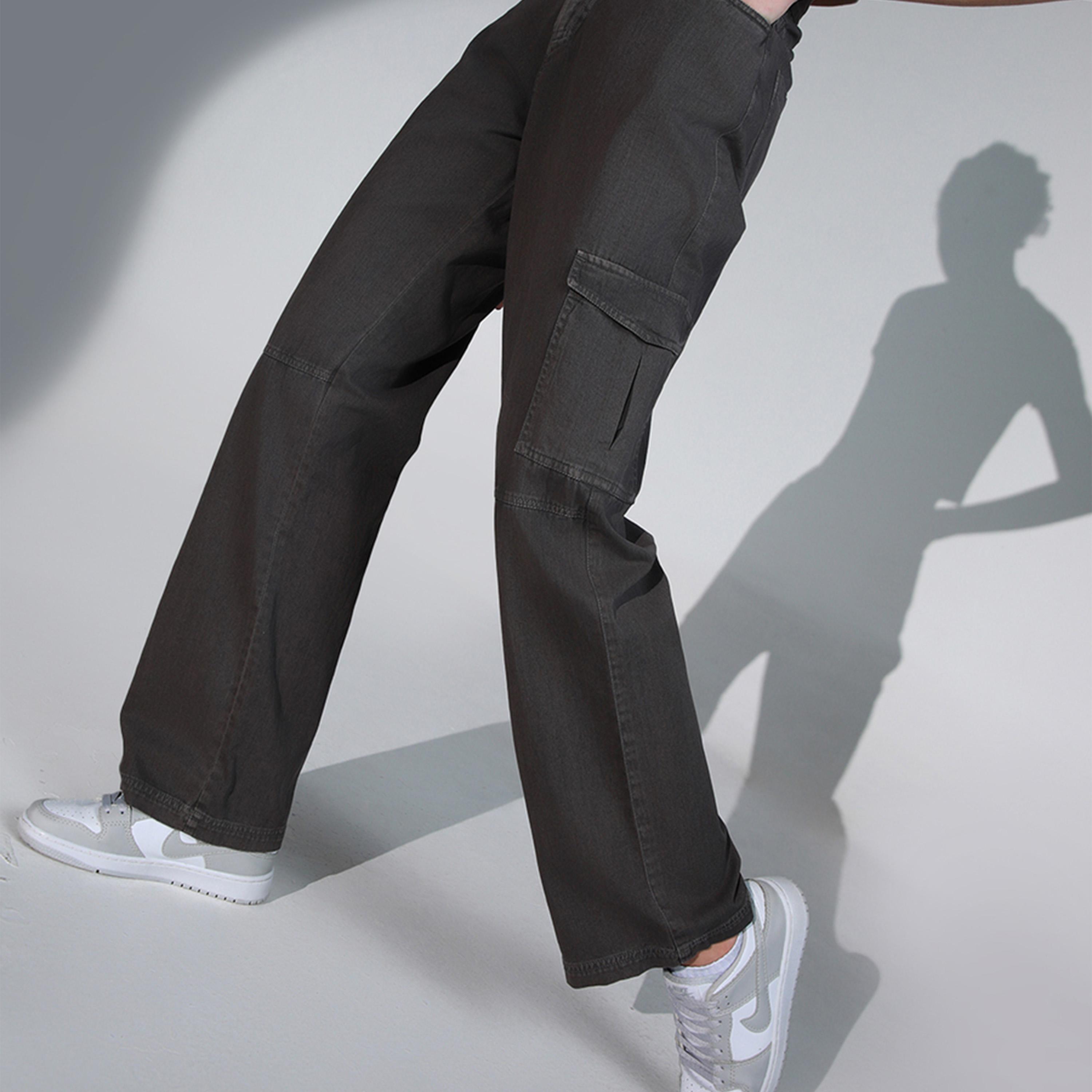 Hubberholme X Styli Women Grey Trousers-women-clothing-bottoms-trousers-image-2