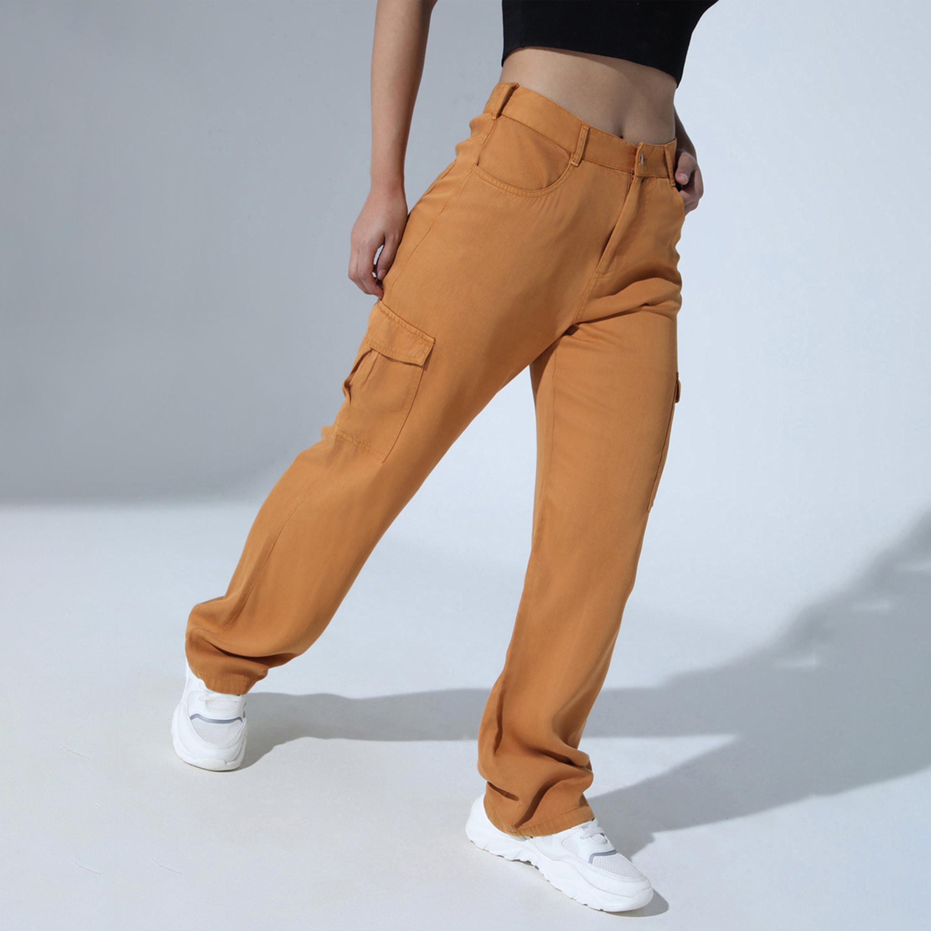 Hubberholme X Styli High Rise Regular Fit Trousers with Pockets-women-clothing-bottoms-trousers-image-1