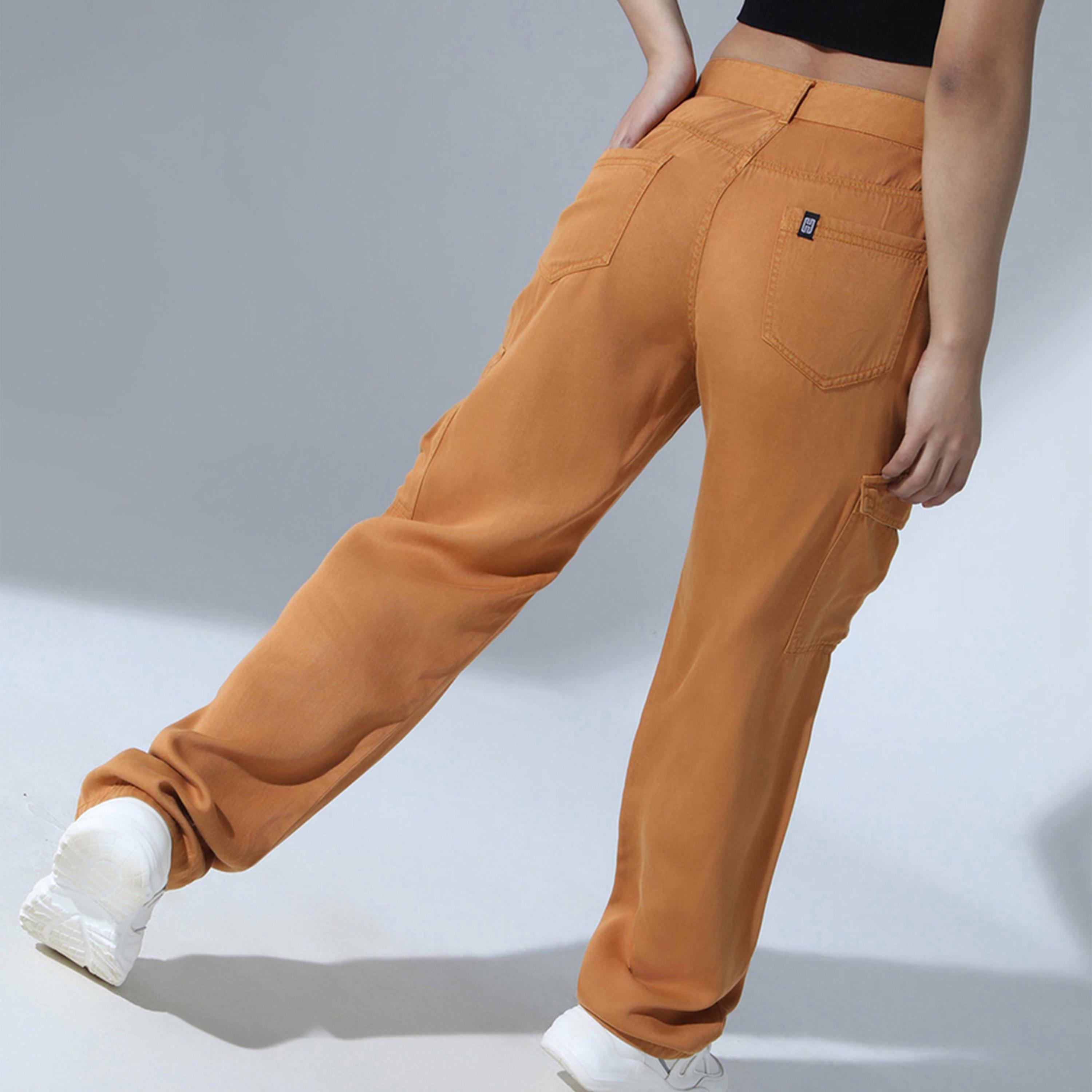 Hubberholme X Styli High Rise Regular Fit Trousers with Pockets-women-clothing-bottoms-trousers-image-2