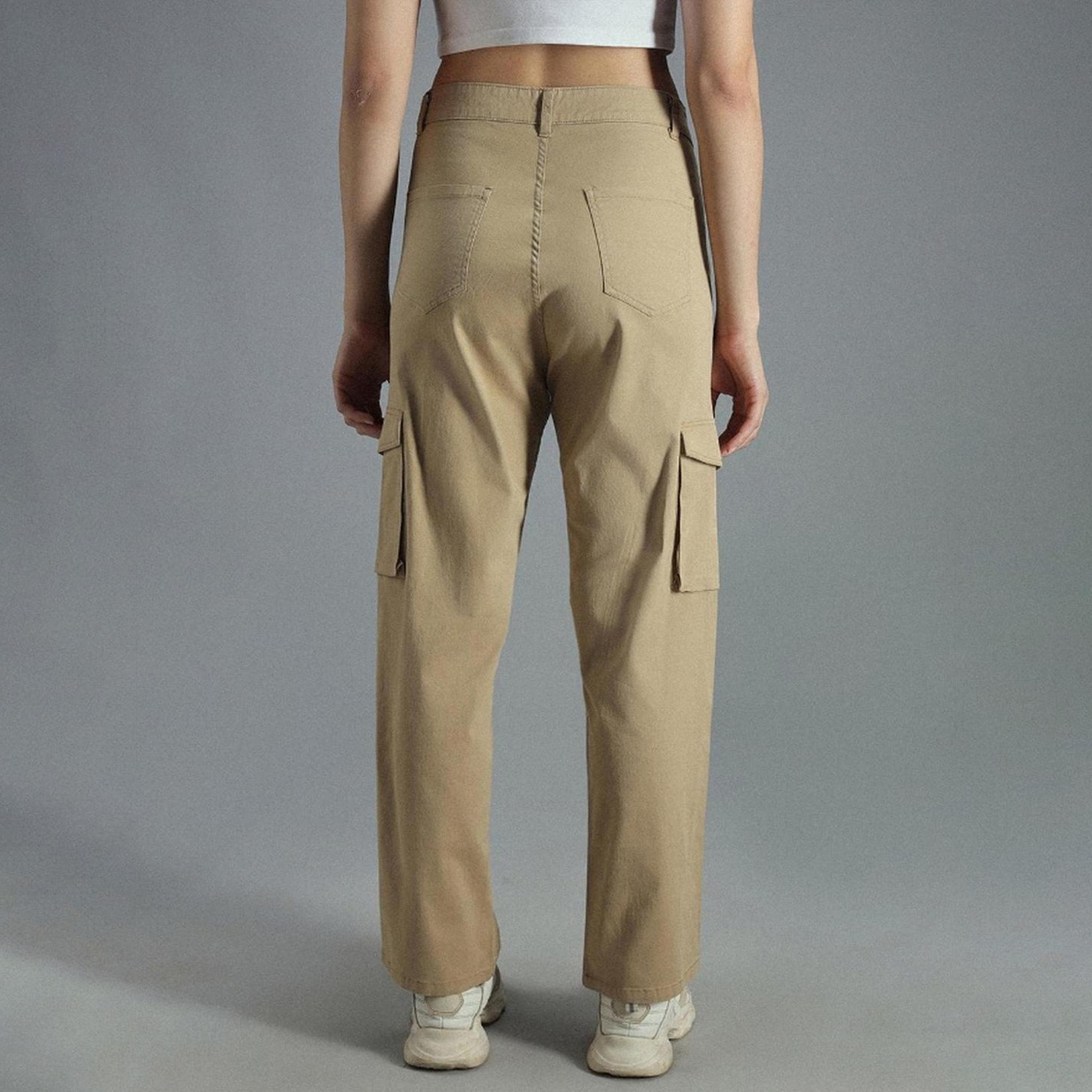High Star X Styli Women Khaki Trousers-women-clothing-bottoms-trousers-image-3