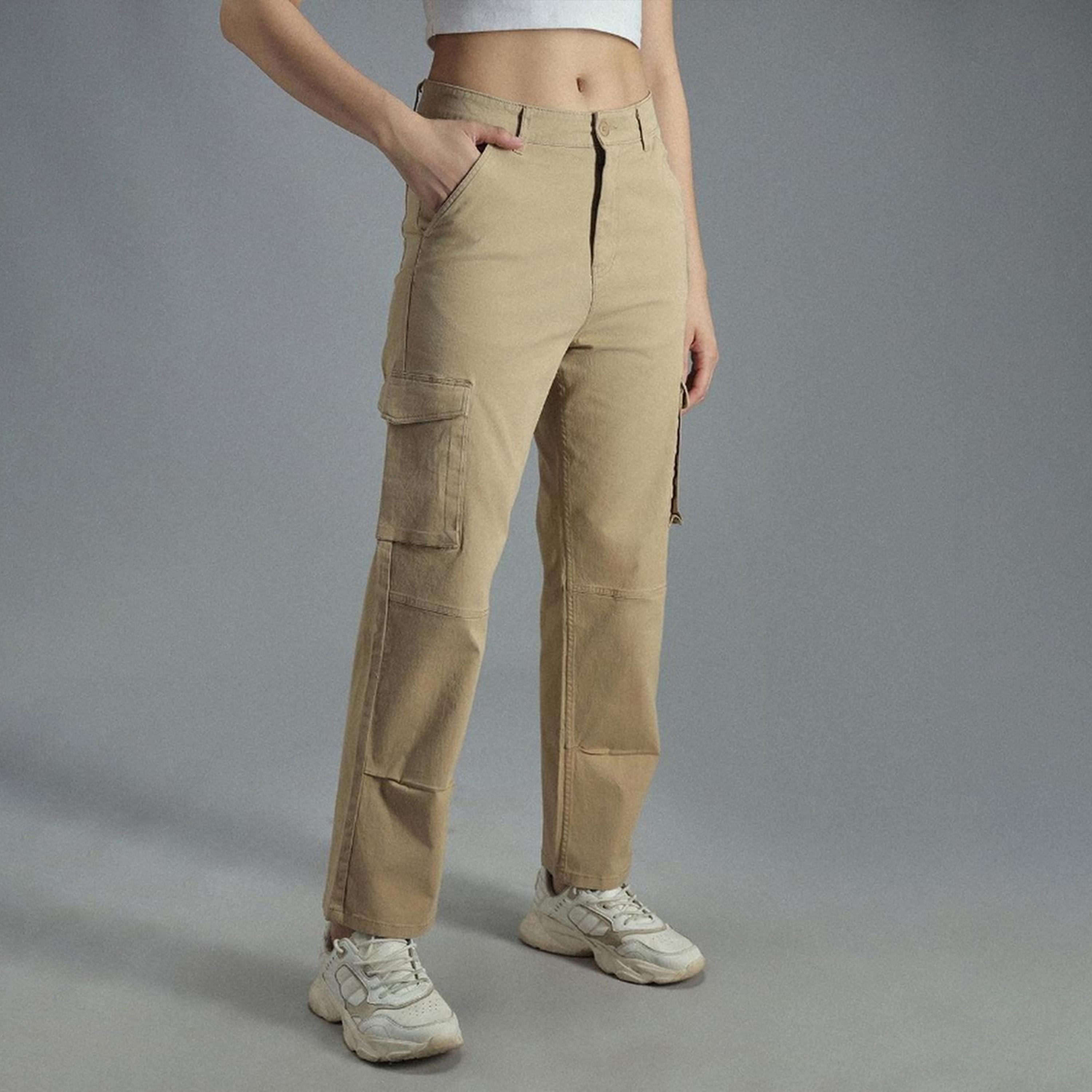 High Star X Styli Women Khaki Trousers-women-clothing-bottoms-trousers-image-6
