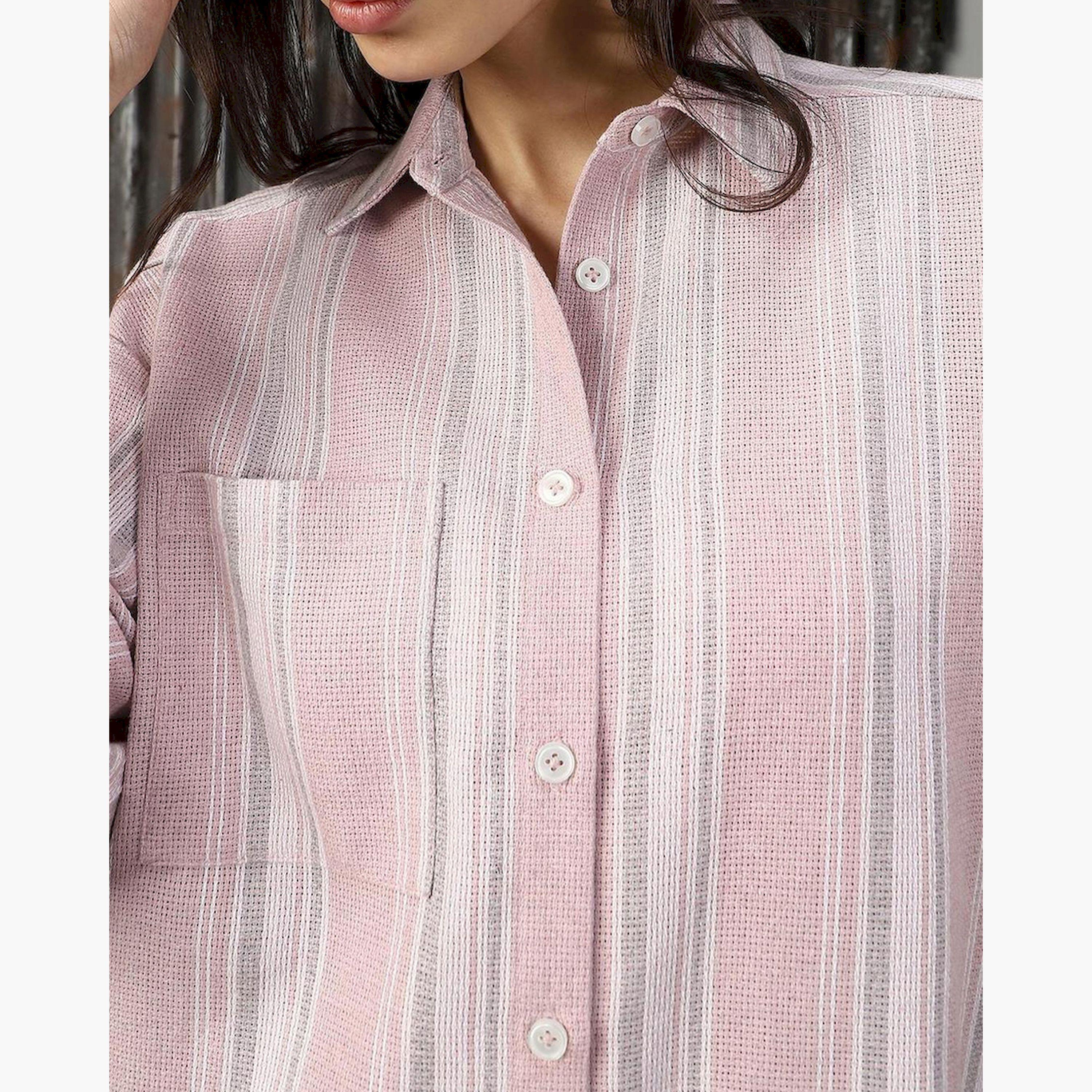 High Star X Styli Striped Spread Collar Buttoned Shirts-women-clothing-shirtsandblouses-shirts-image-4