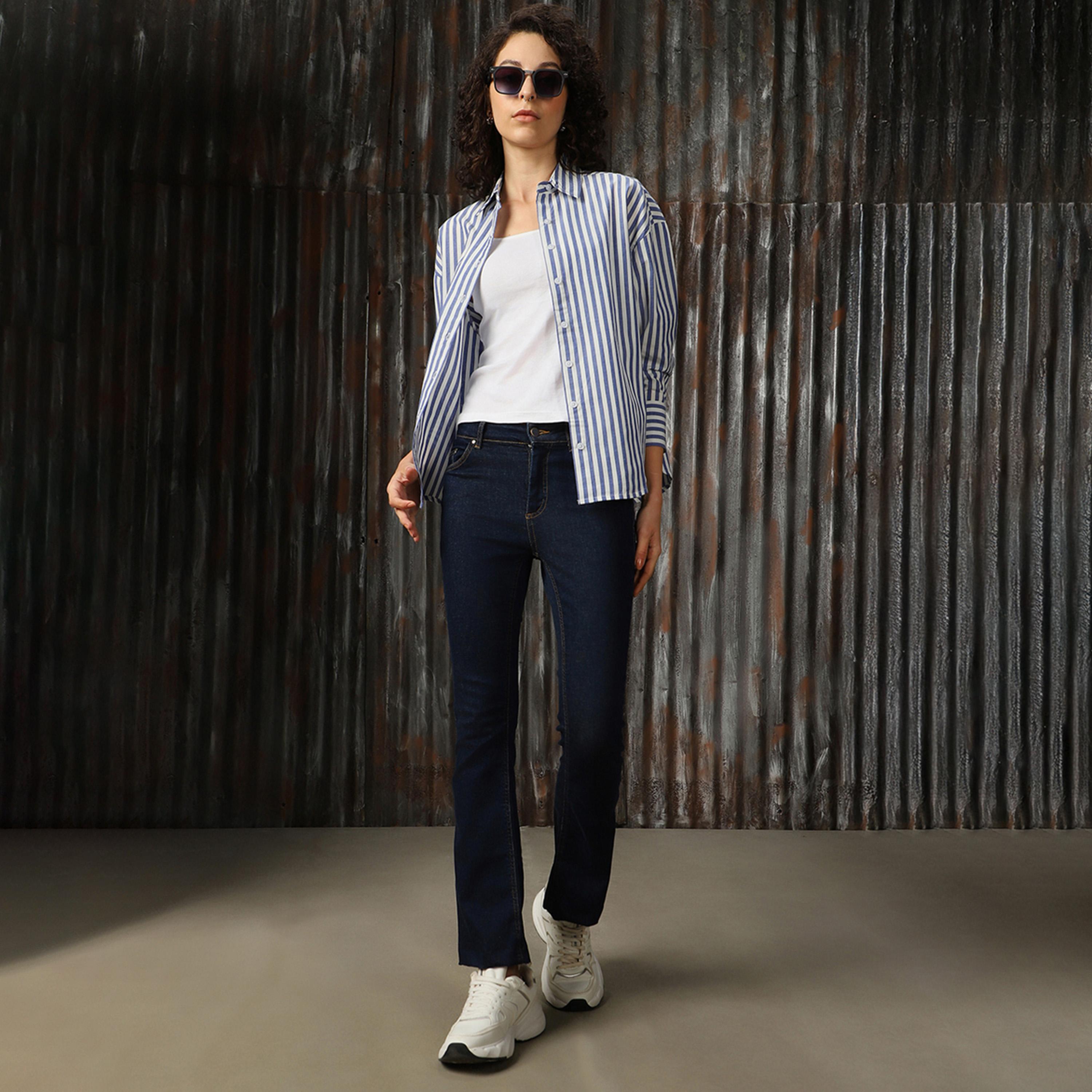 High Star X Styli Striped Spread Collar Buttoned Shirts-women-clothing-shirtsandblouses-shirts-image-5