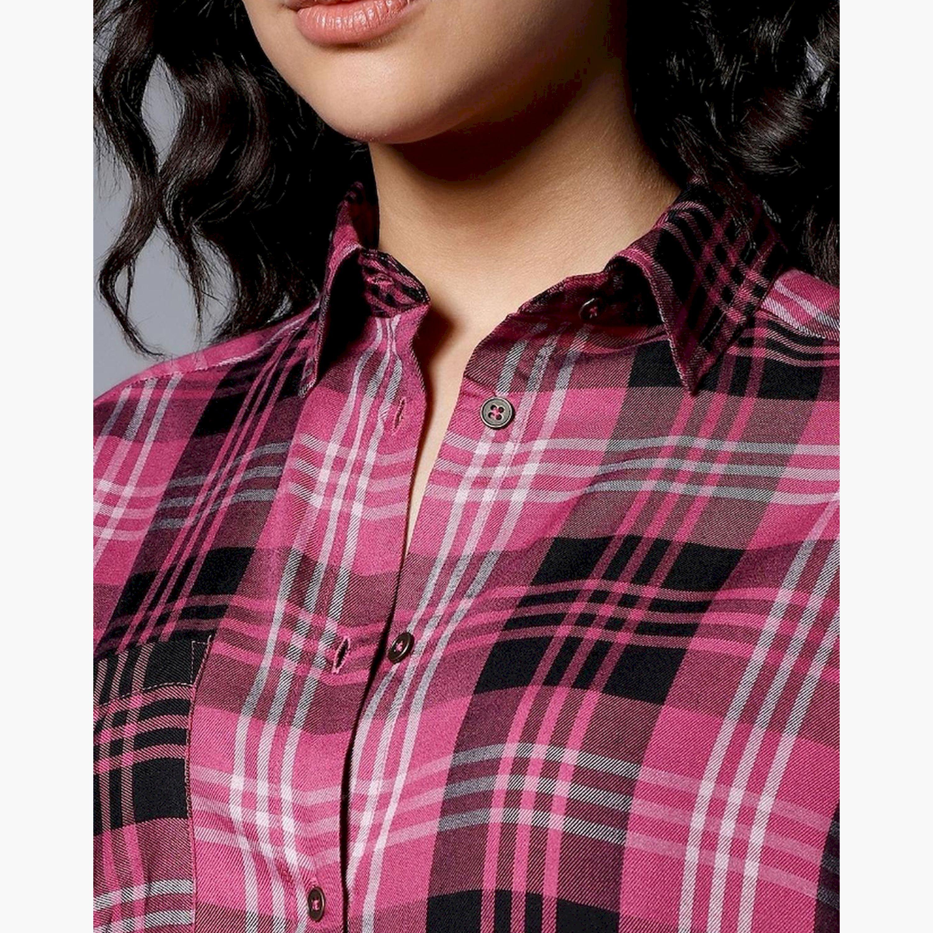 High Star X Styli Checked Regular Fit Spread Collar Shirts-women-clothing-shirtsandblouses-shirts-image-4