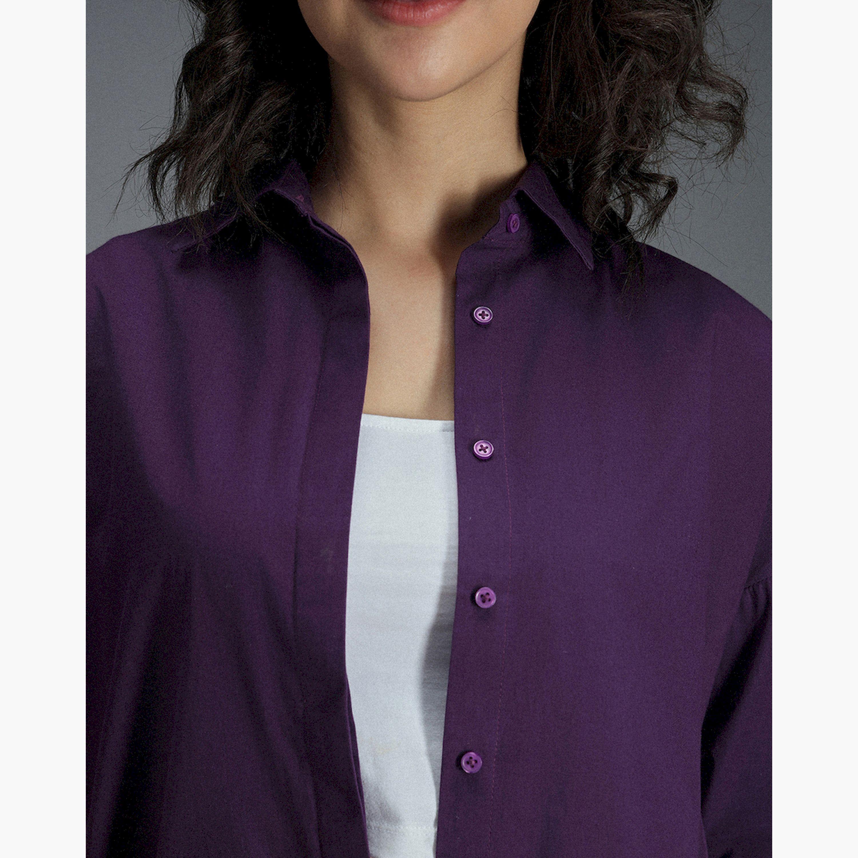 High Star X Styli Women Purple Shirts-women-clothing-shirtsandblouses-shirts-image-4
