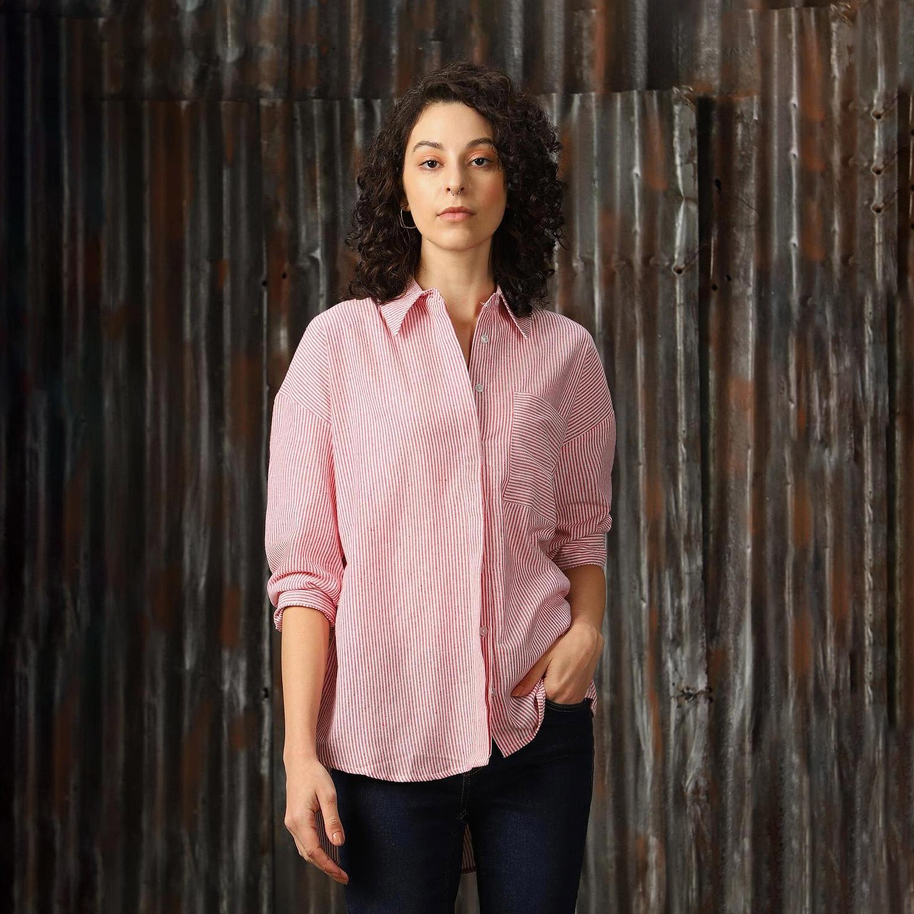 High Star X Styli Women Red Shirts-women-clothing-shirtsandblouses-shirts-image-1