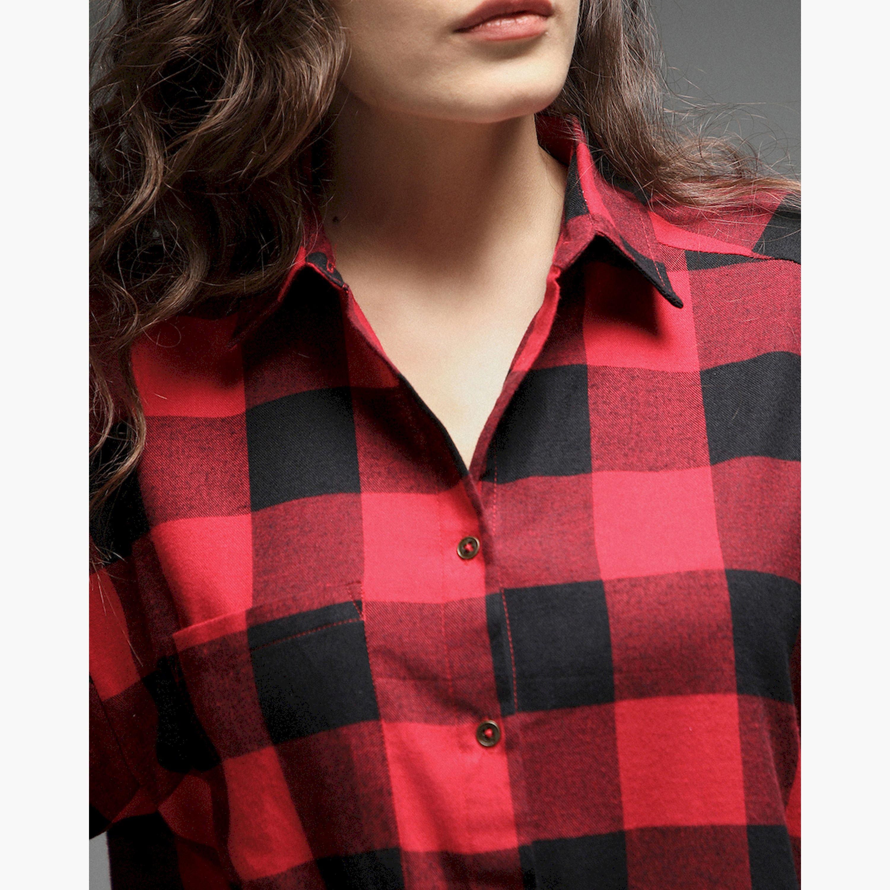 High Star X Styli Women Check 4 Shirts-women-clothing-shirtsandblouses-shirts-image-4