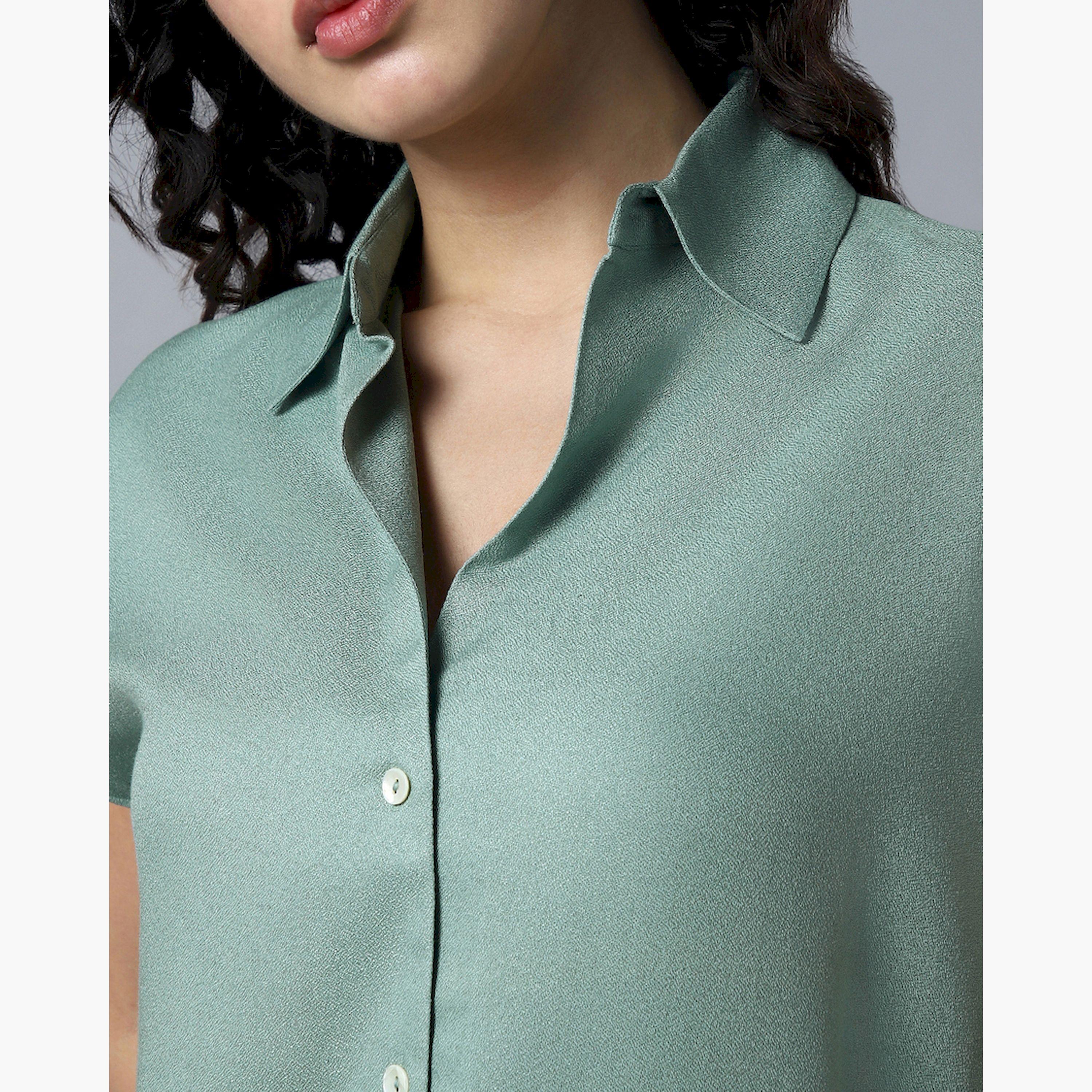 High Star X Styli Women Sage green Shirt-women-clothing-shirtsandblouses-shirts-image-4