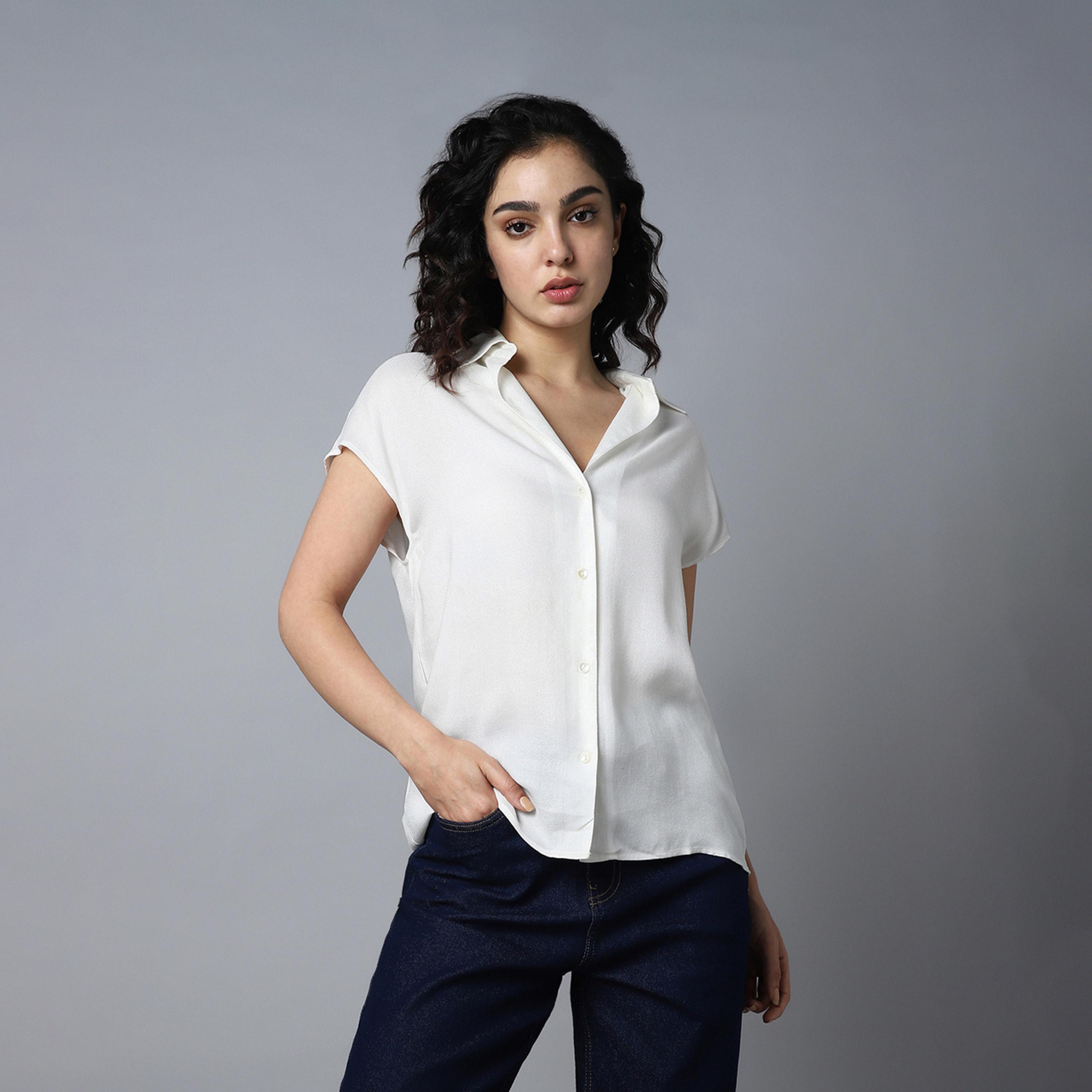 هاي ستار × ستايلي - قميص نسائي أبيض-women-clothing-shirtsandblouses-shirts-image-1