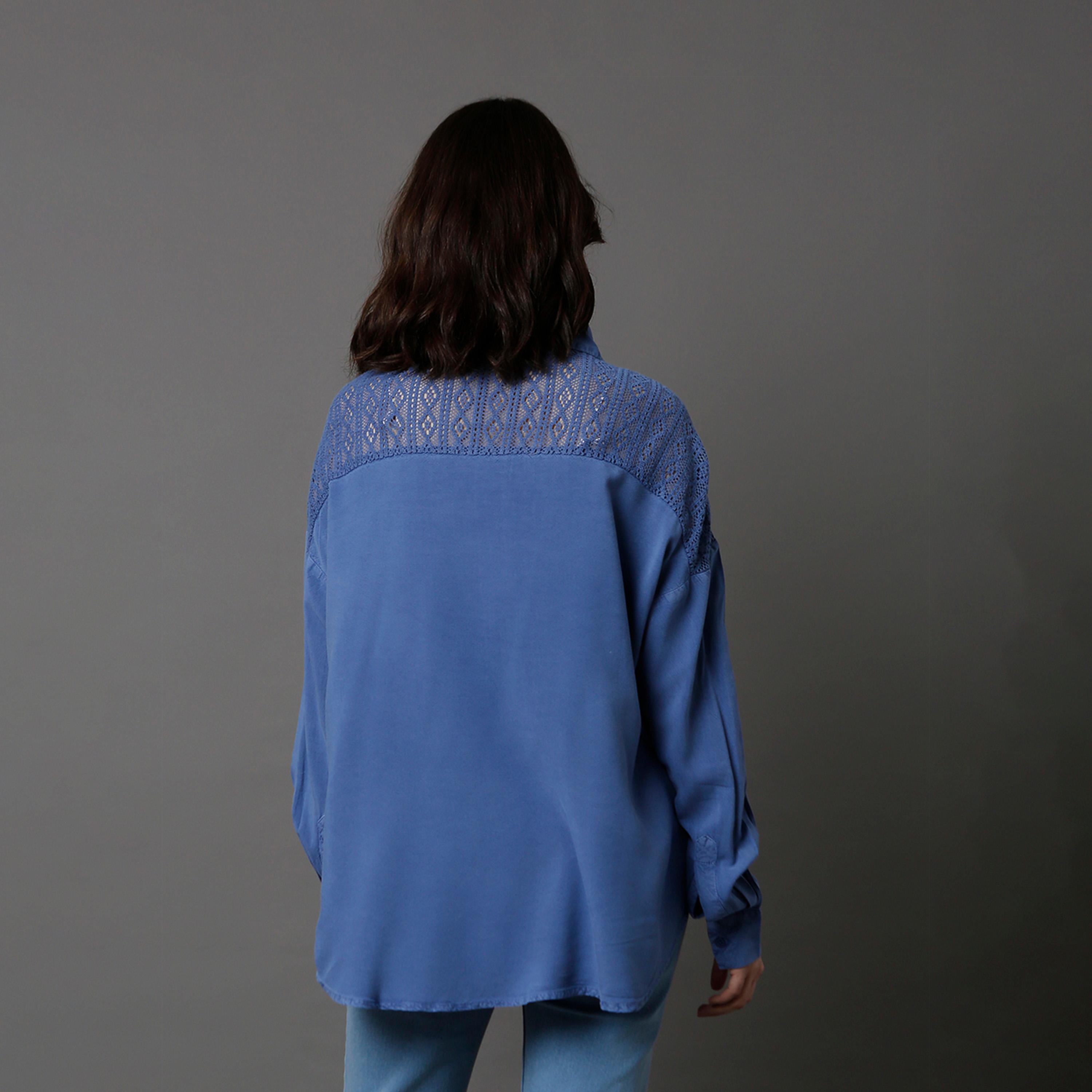 High Star X Styli Women Navy Shirt-women-clothing-shirtsandblouses-shirts-image-2
