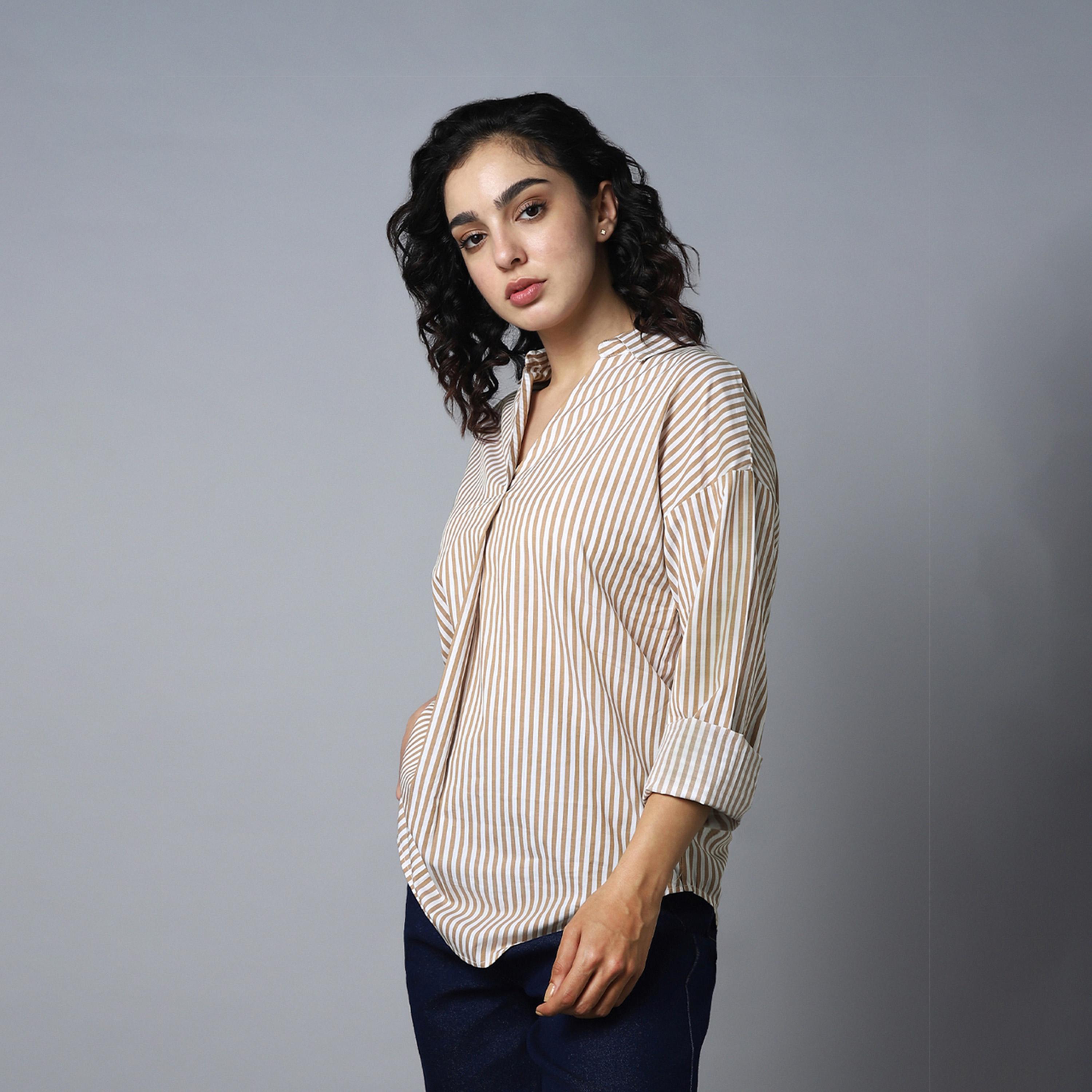 High Star X Styli Women Stripe 1 Tops-women-clothing-shirtsandblouses-blouses-image-2