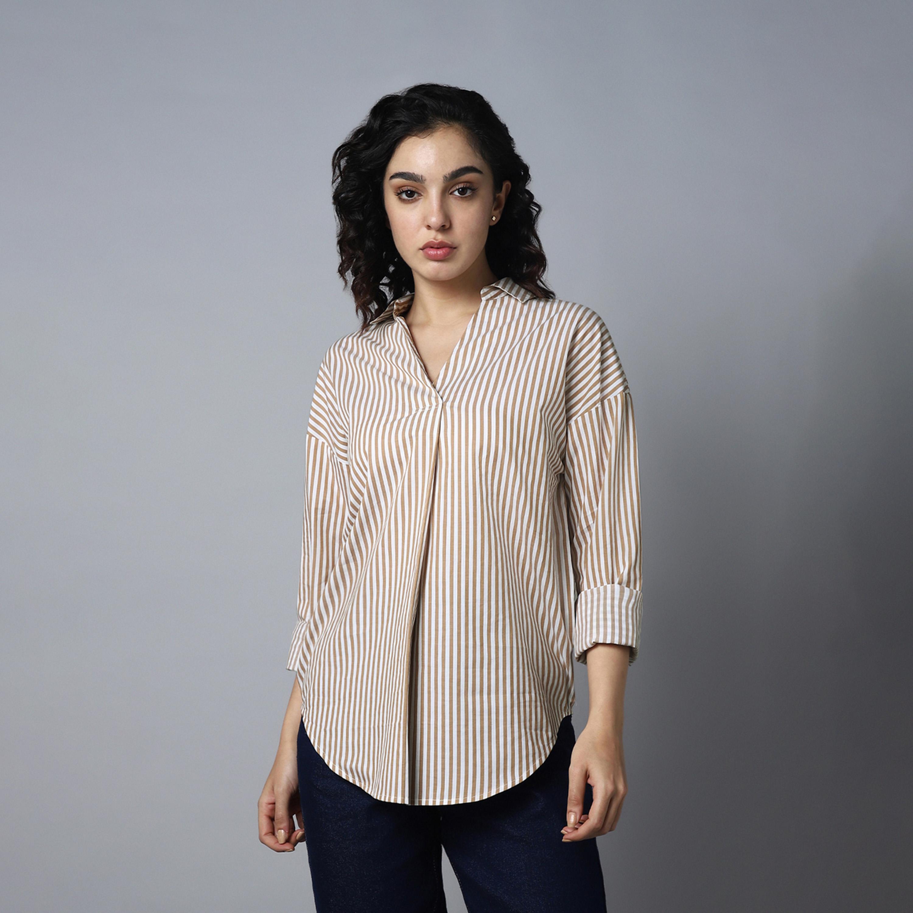 High Star X Styli Women Stripe 1 Tops-women-clothing-shirtsandblouses-blouses-image-3