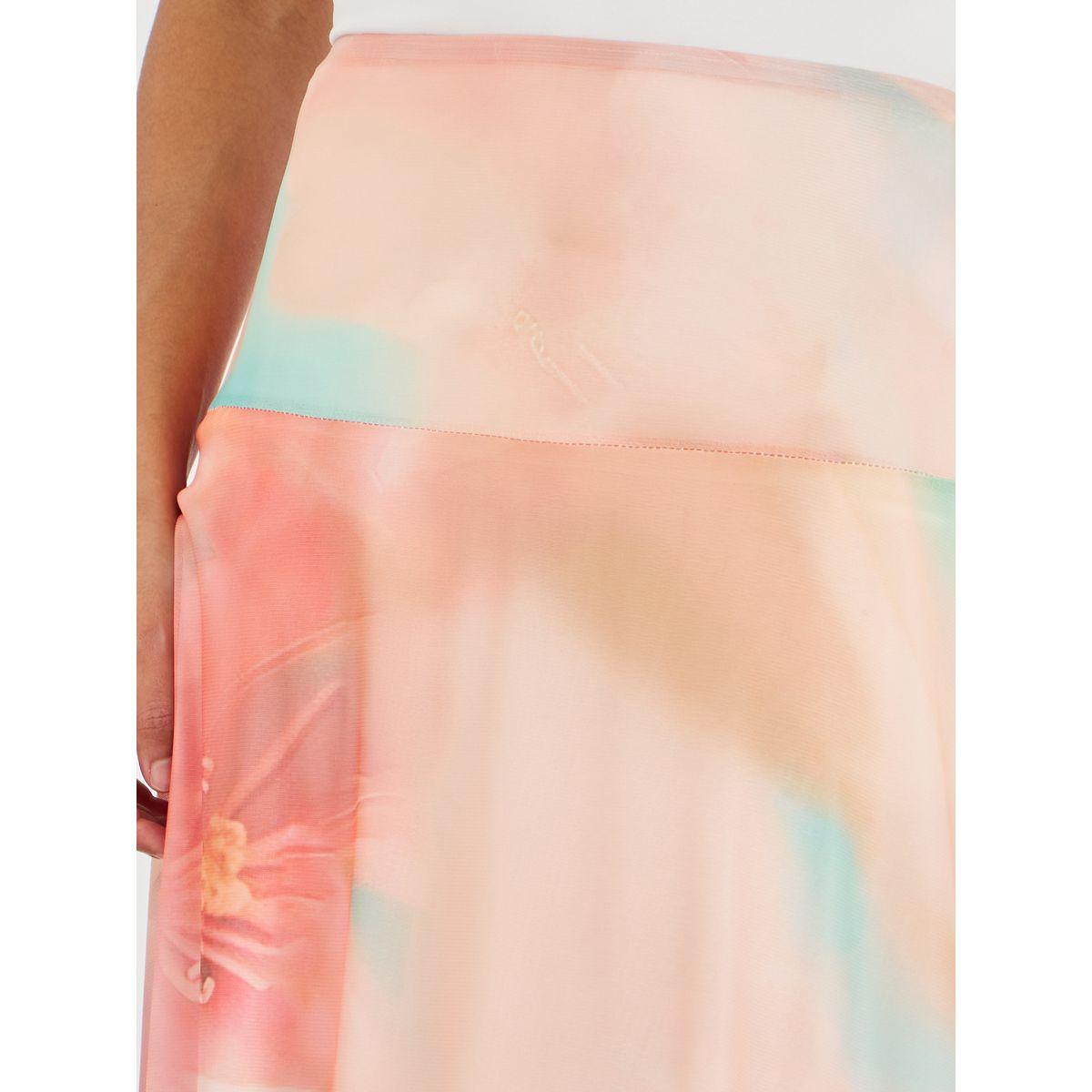 Styli All-Over Floral Print Mesh Midi Skirt-women-clothing-bottoms-skirts-image-3