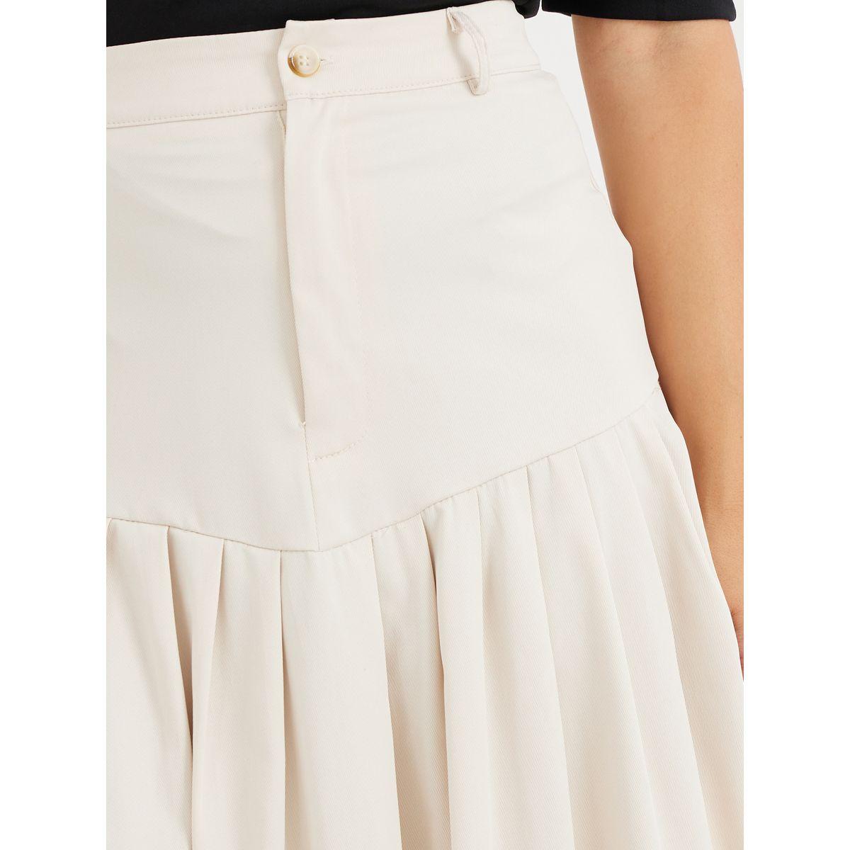 Styli Solid Pleated A-Line Midi Skirt-women-clothing-bottoms-skirts-image-3