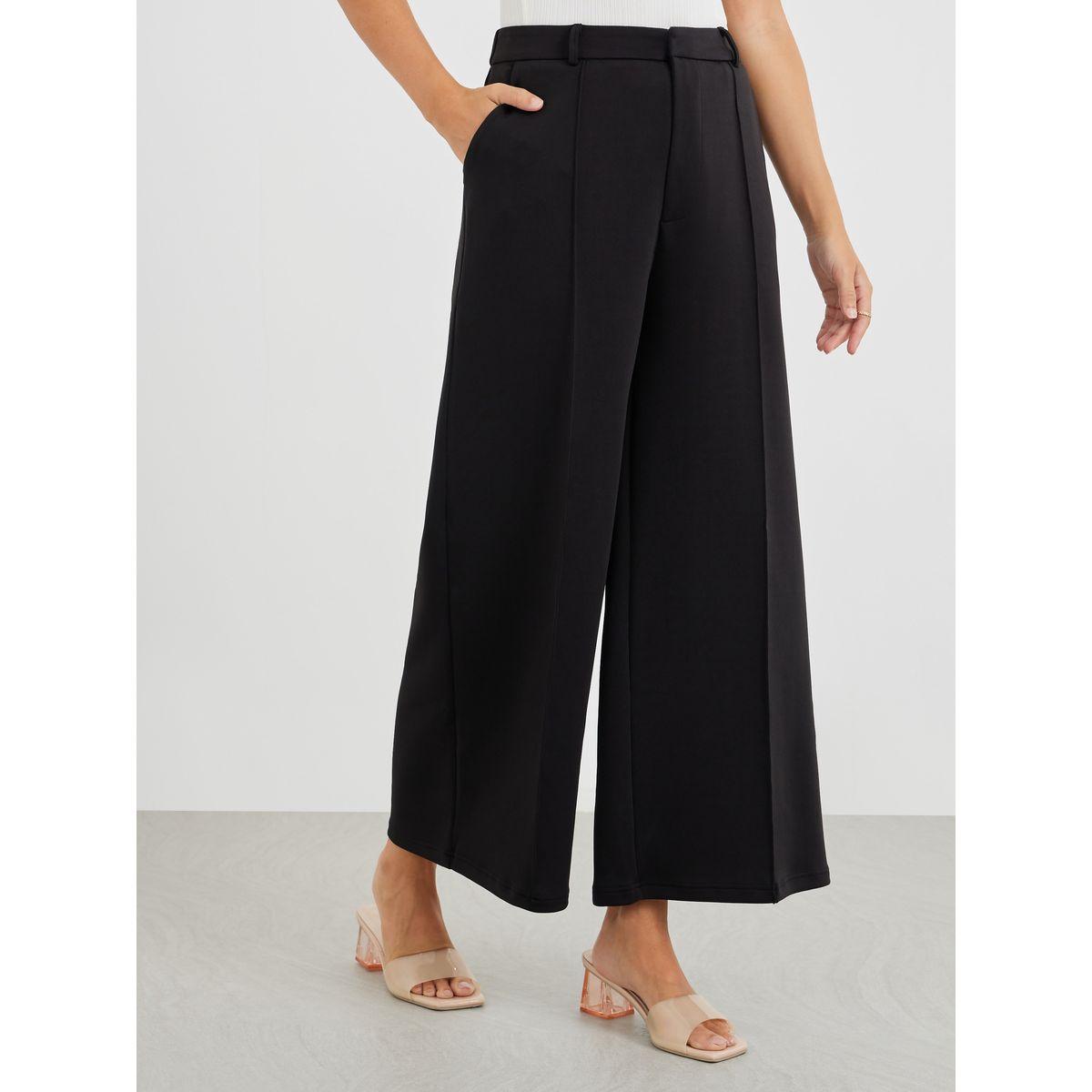 Styli Mid Rise Wide Leg Trousers-women-clothing-bottoms-trousers-image-2