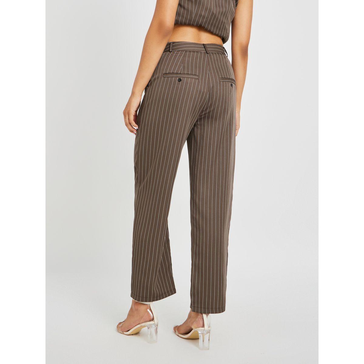 بنطال مخطط بقصة مستدقة-women-clothing-bottoms-trousers-image-4