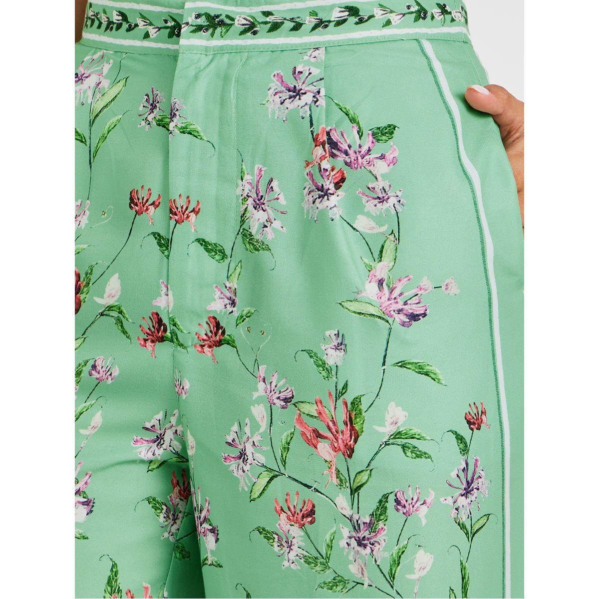 بنطال بأرجل مستقيمة وطبعة زهور-women-clothing-bottoms-trousers-image-3