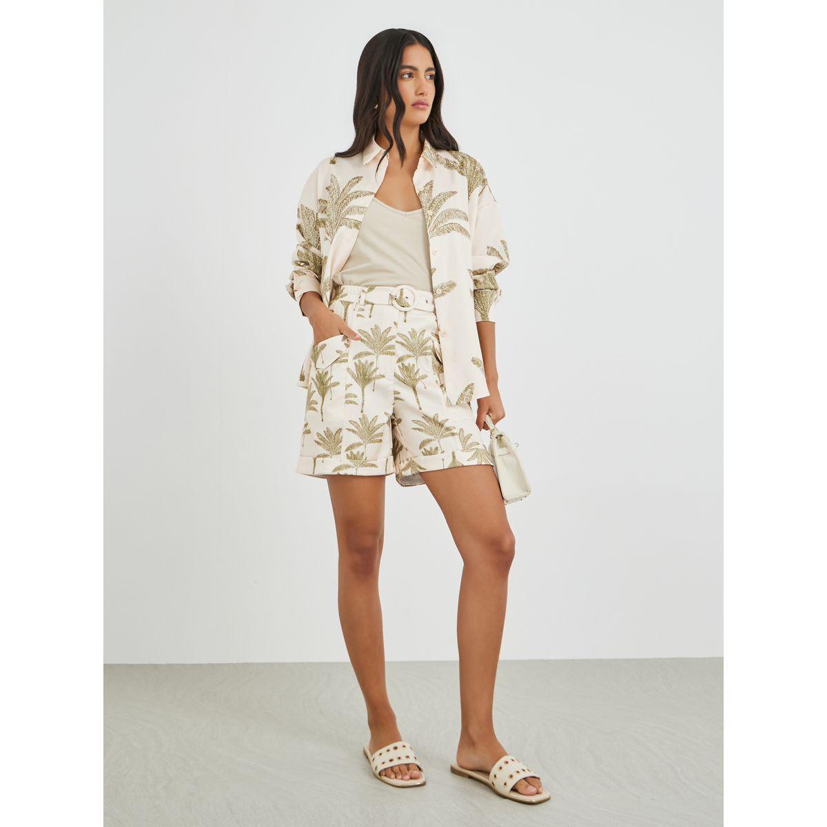 Styli Tropical Print Spread Collar Shirt-women-clothing-shirtsandblouses-shirts-image-2