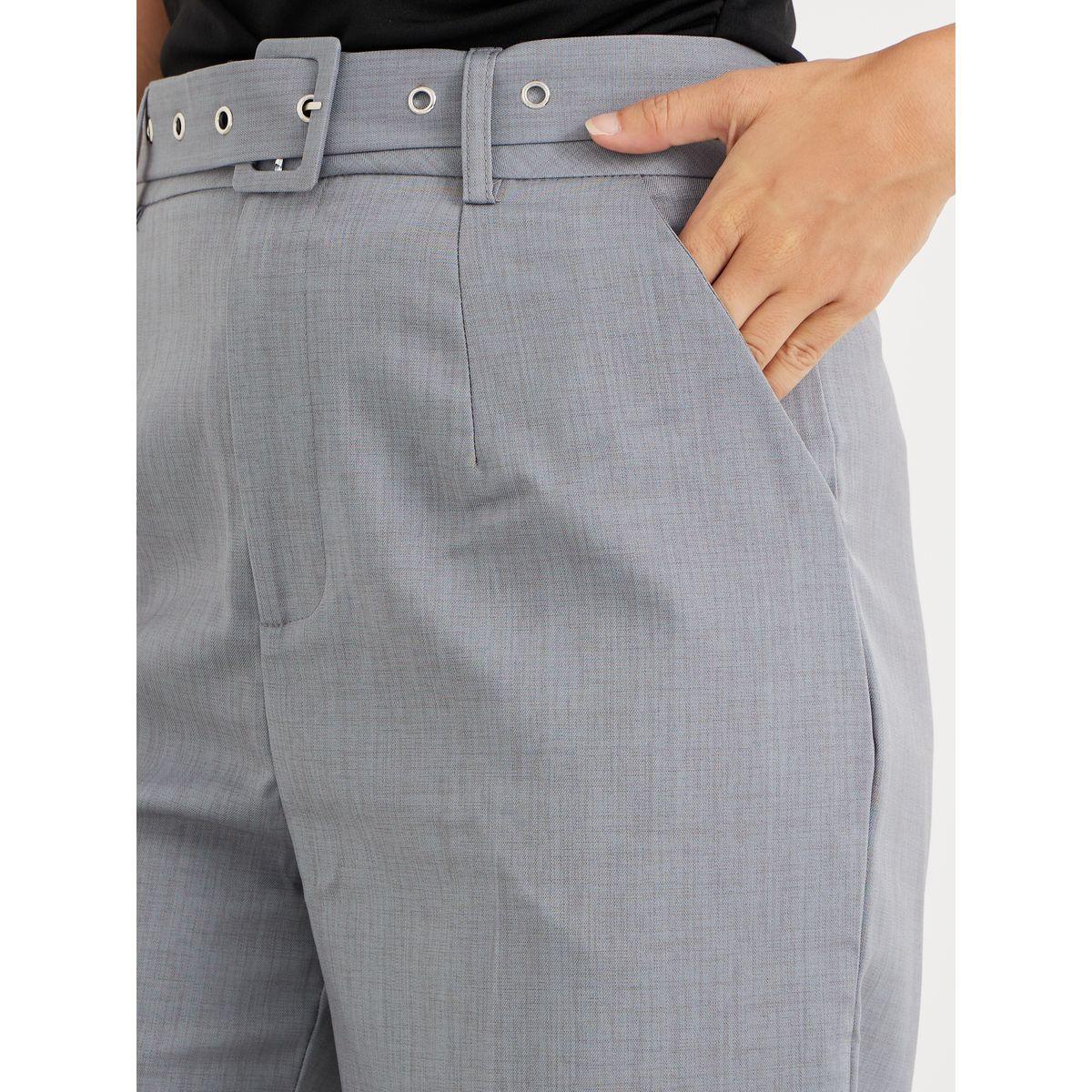 بنطال بخصر متوسط وقصة مستدقة مع جيوب-women-clothing-bottoms-trousers-image-4