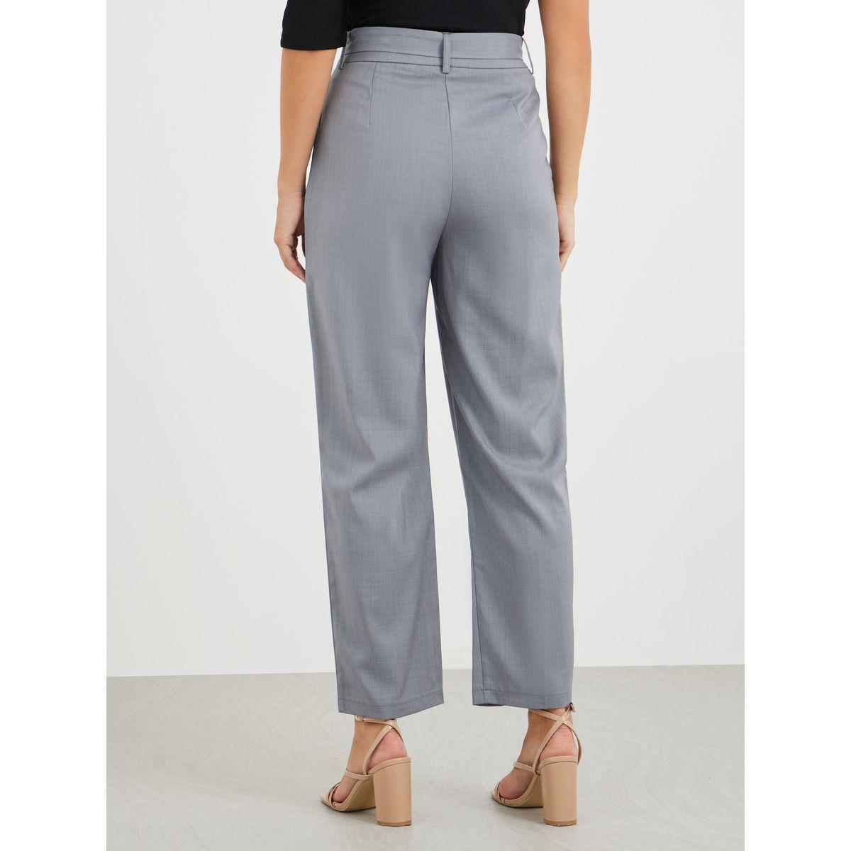 بنطال بخصر متوسط وقصة مستدقة مع جيوب-women-clothing-bottoms-trousers-image-5