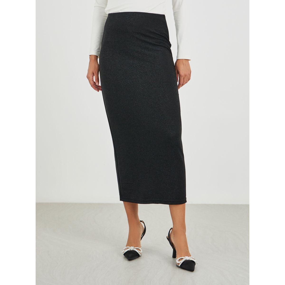 تنورة طويلة بديكون بتفاصيل محبوكة-women-clothing-bottoms-skirts-image-2