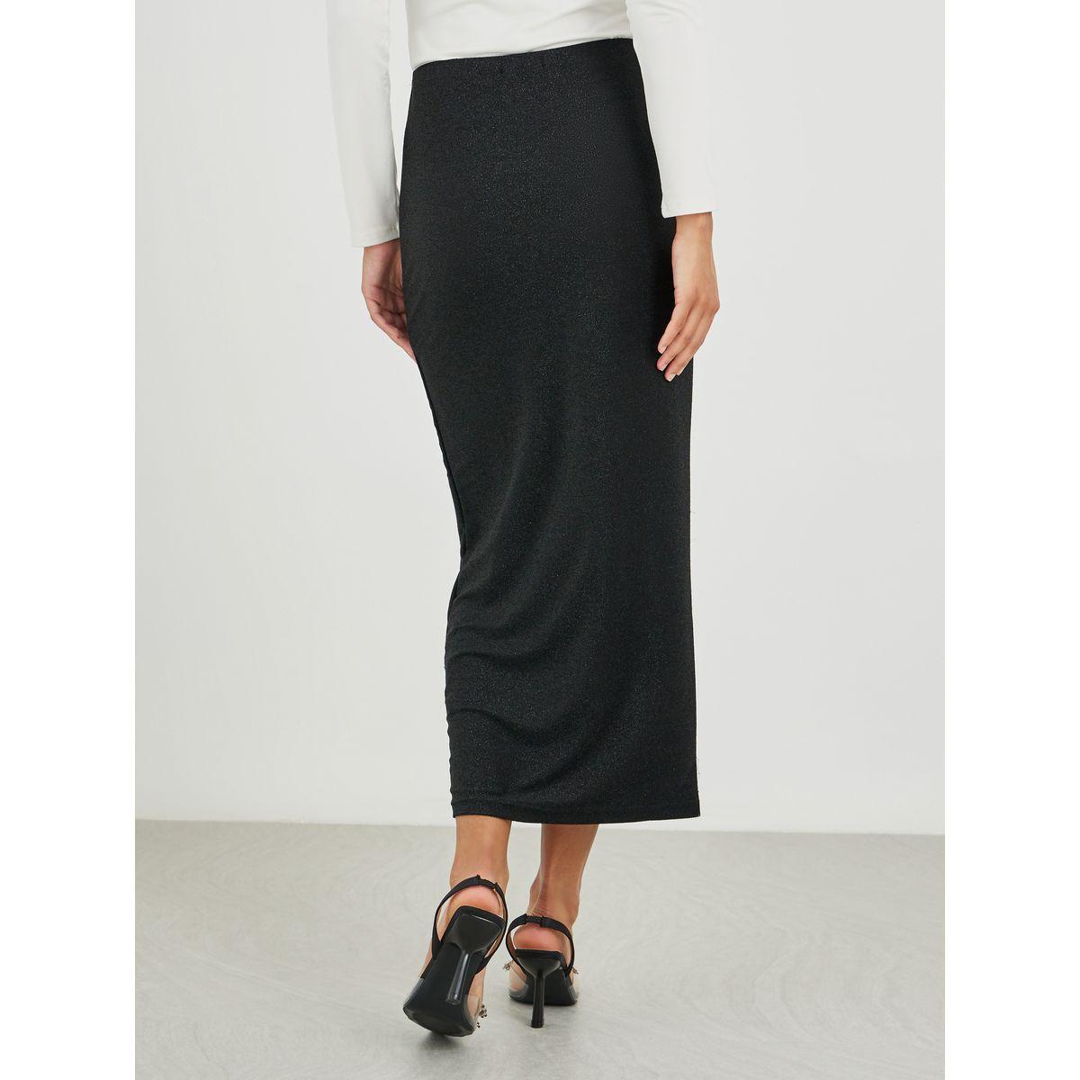 تنورة طويلة بديكون بتفاصيل محبوكة-women-clothing-bottoms-skirts-image-4