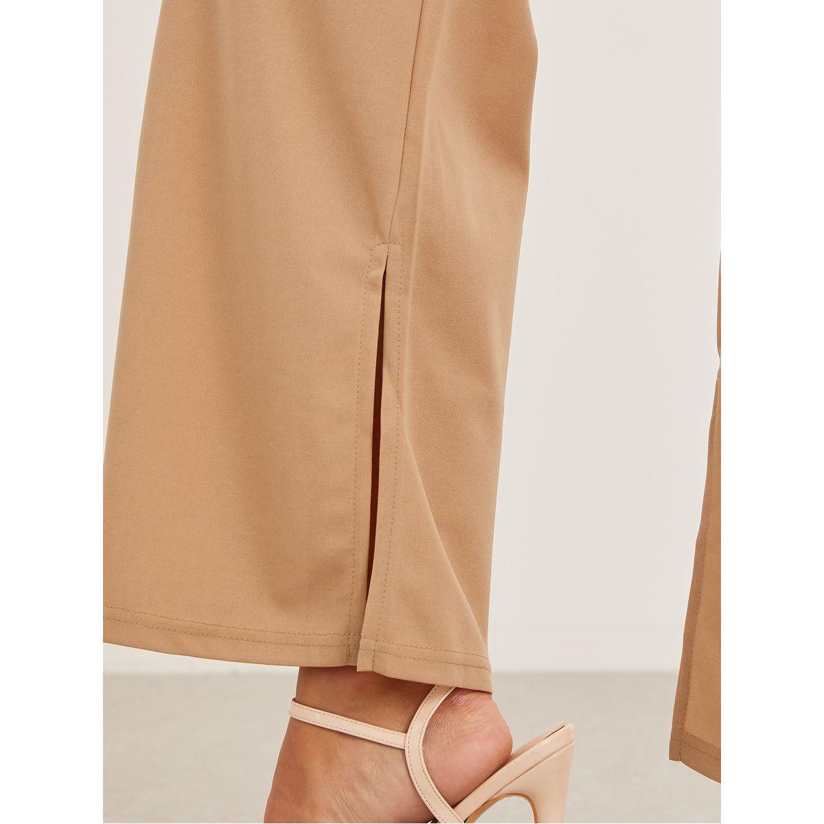 Styli Solid Mid Rise Flare Fit Pants-women-clothing-bottoms-trousers-image-3