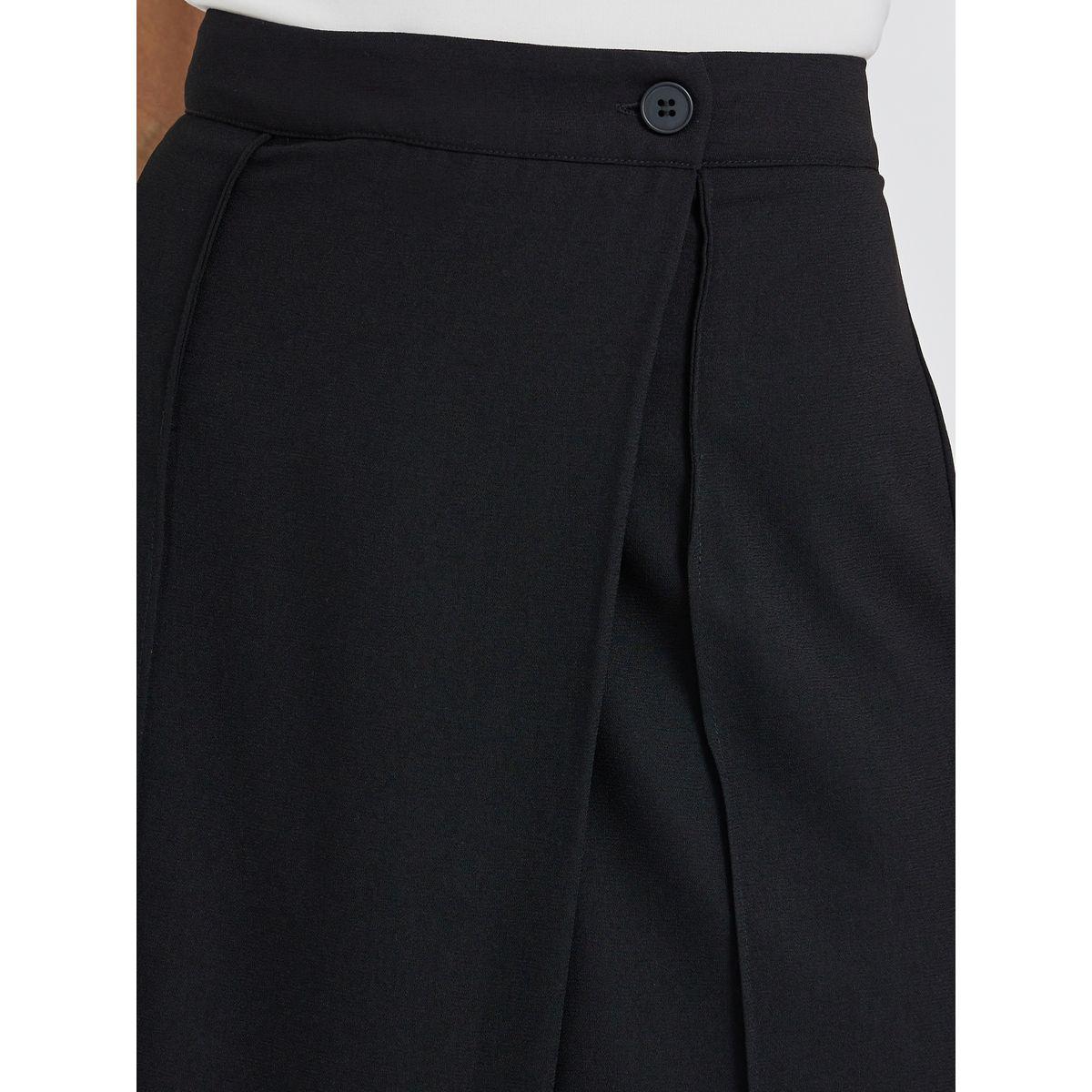 بنطال سادة بقصة مستدقة وزر إغلاق-women-clothing-bottoms-trousers-image-3