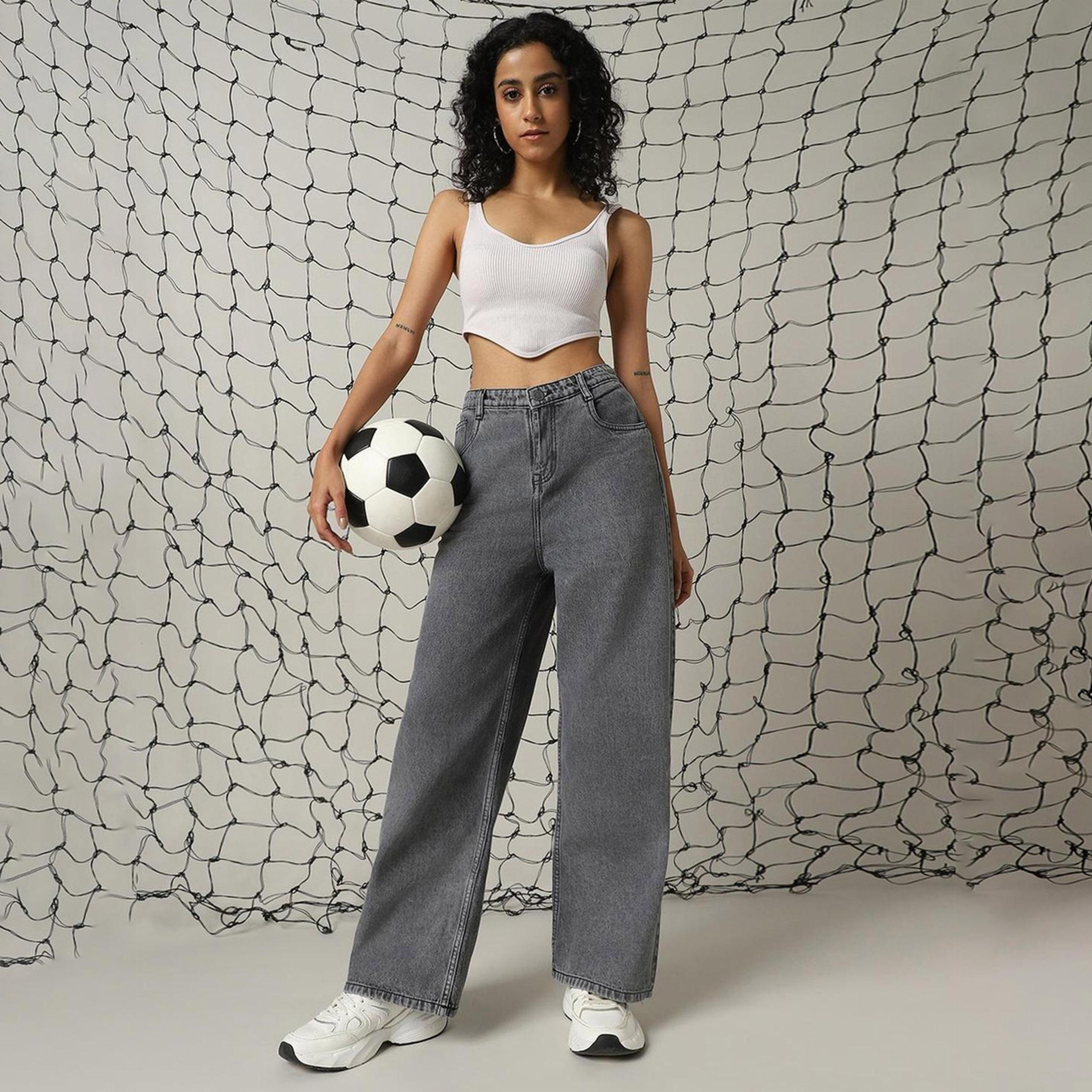 هابر هولم × ستايلي - بنطال جينز للنساء - أسود - 4-women-clothing-bottoms-jeans-image-1