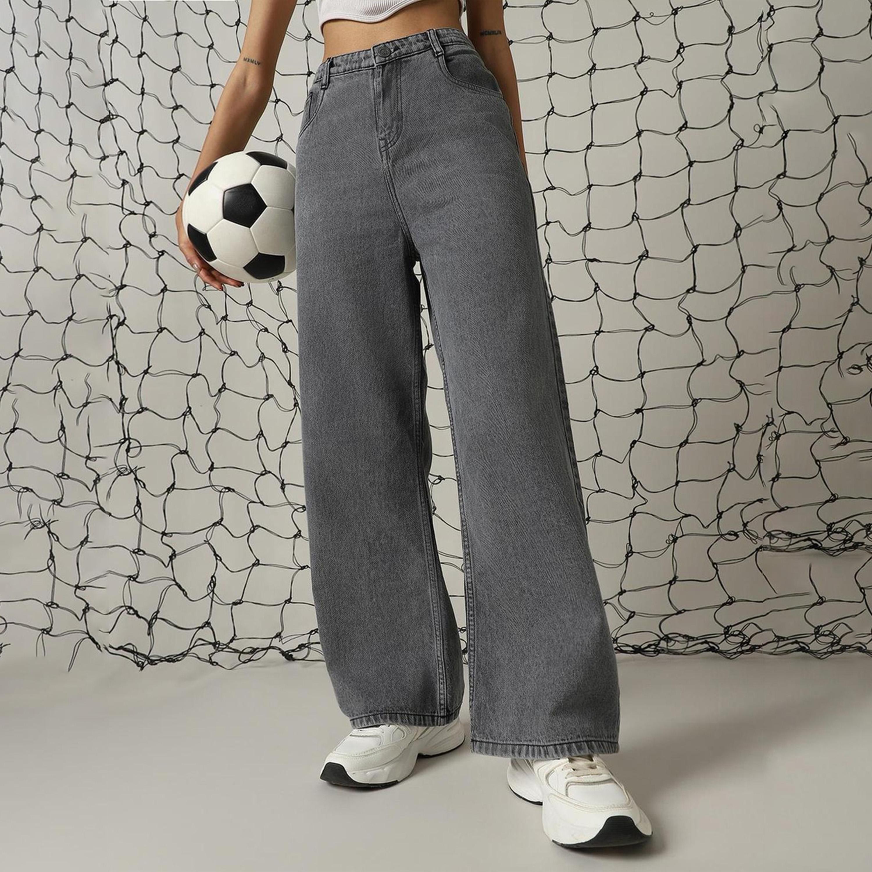هابر هولم × ستايلي - بنطال جينز للنساء - أسود - 4-women-clothing-bottoms-jeans-image-5