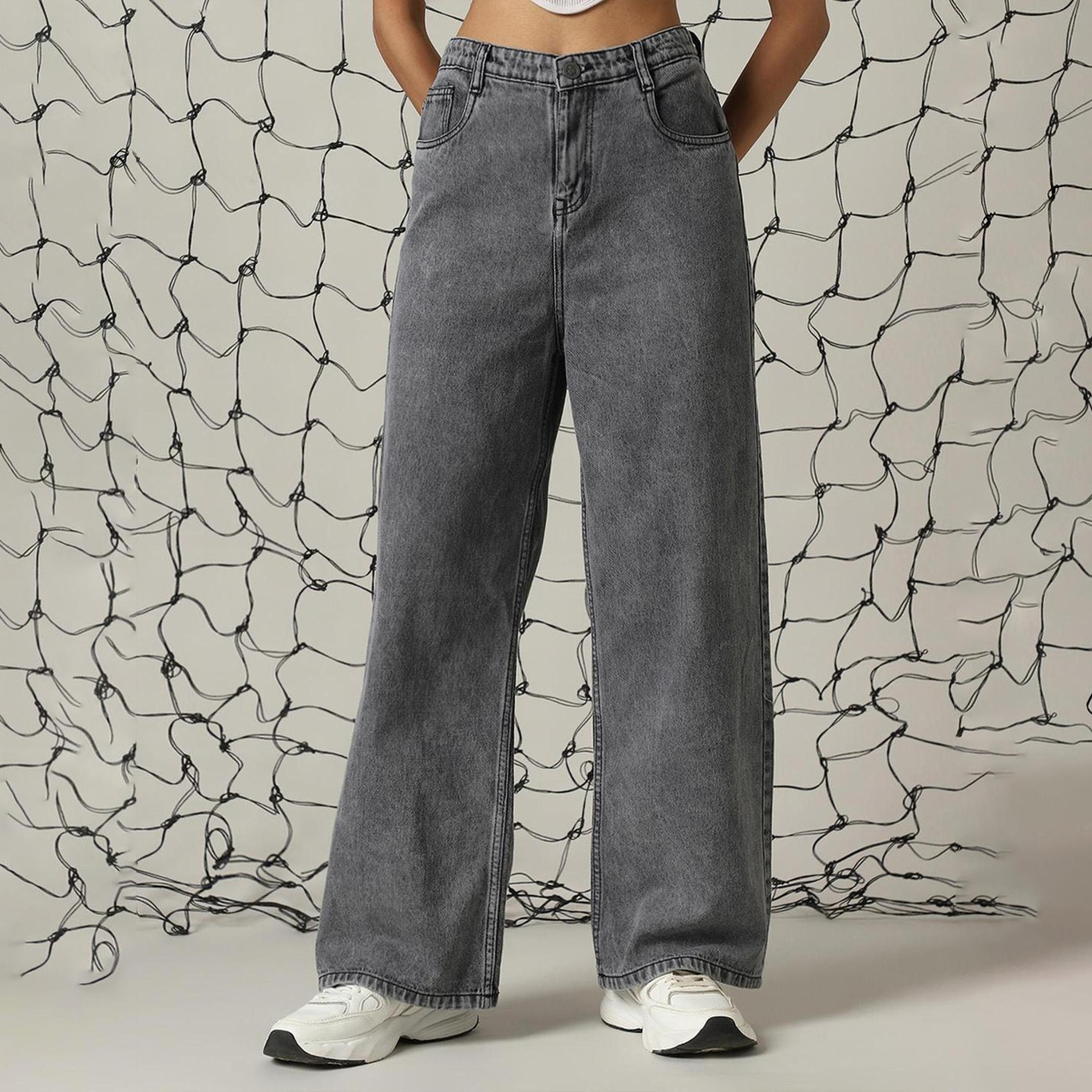 هابر هولم × ستايلي - بنطال جينز للنساء - أسود - 4-women-clothing-bottoms-jeans-image-6