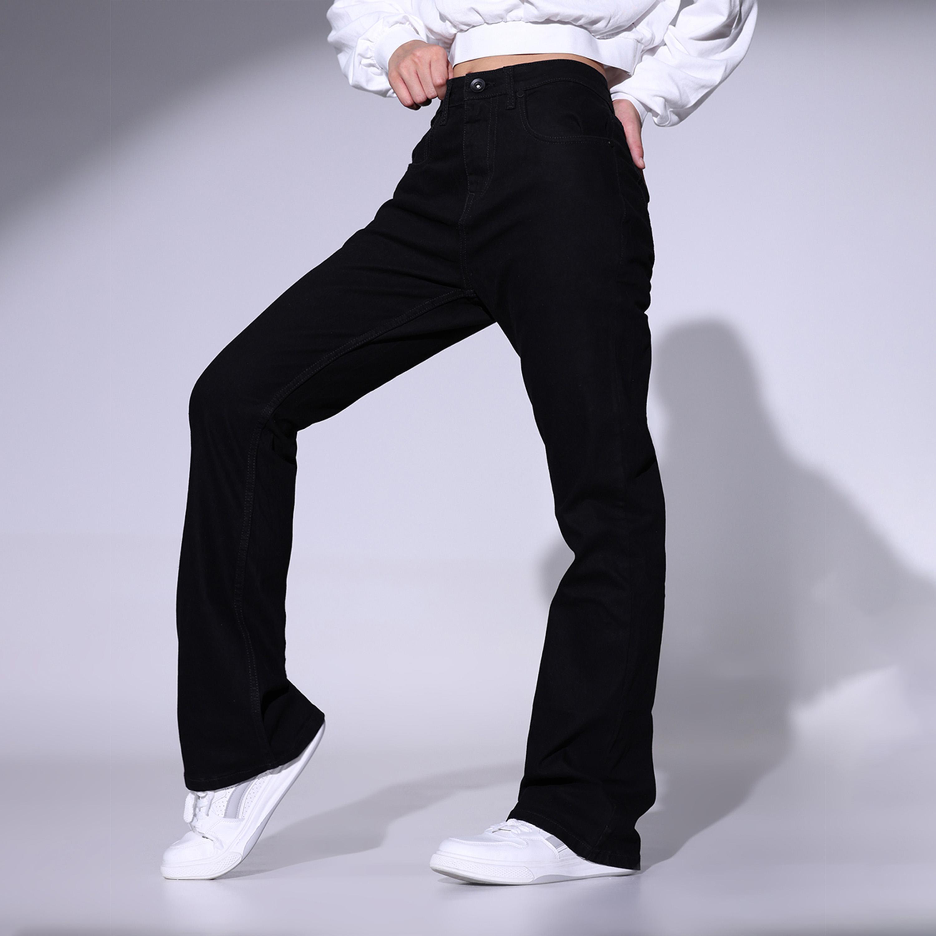 Hubberholme X Styli Women Black Jeans-women-clothing-bottoms-jeans-image-4