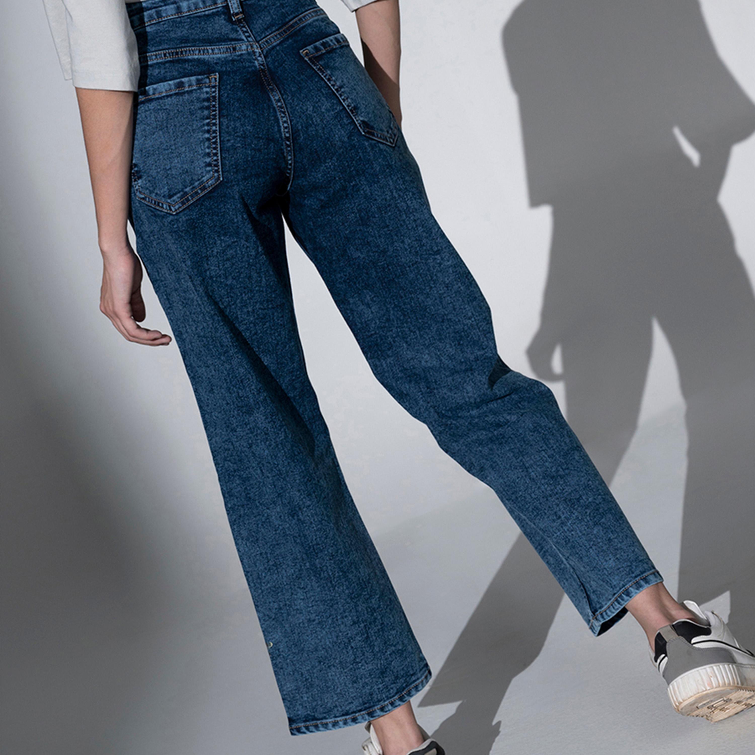 Hubberholme X Styli Women Indigo Jeans-women-clothing-bottoms-jeans-image-2