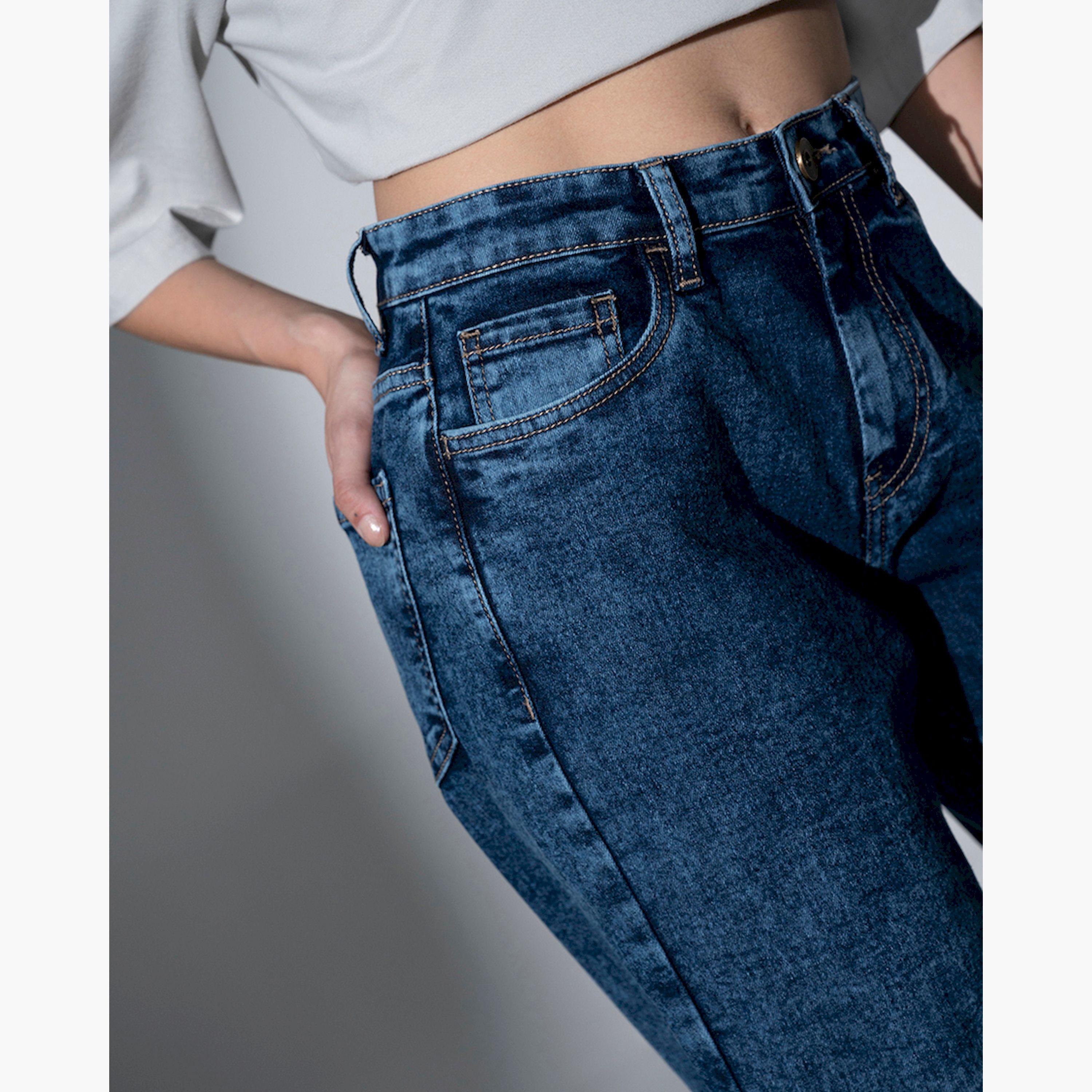 Hubberholme X Styli Women Indigo Jeans-women-clothing-bottoms-jeans-image-4