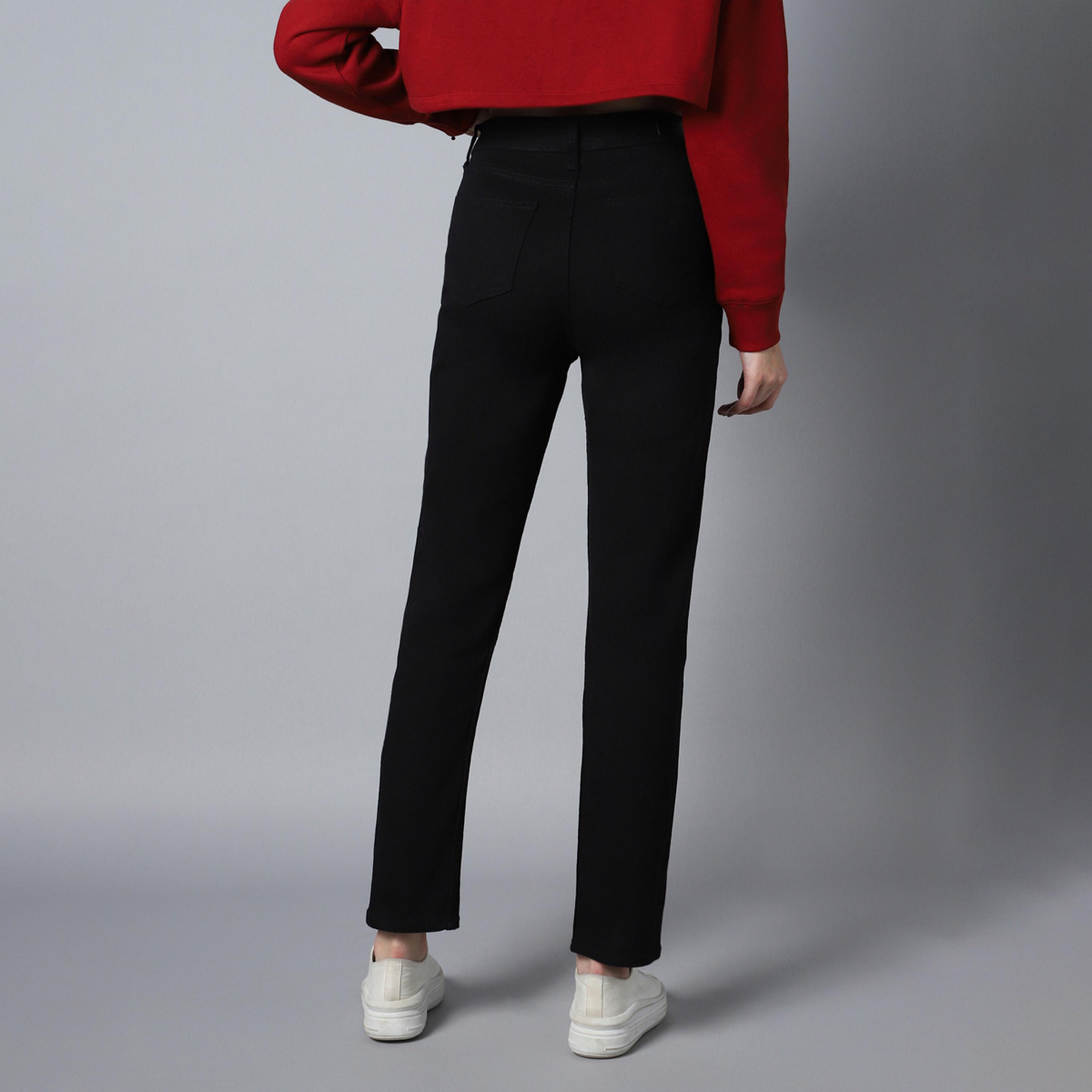 هاي ستار × ستايلي - بنطال جينز نسائي - أسود-women-clothing-bottoms-jeans-image-2