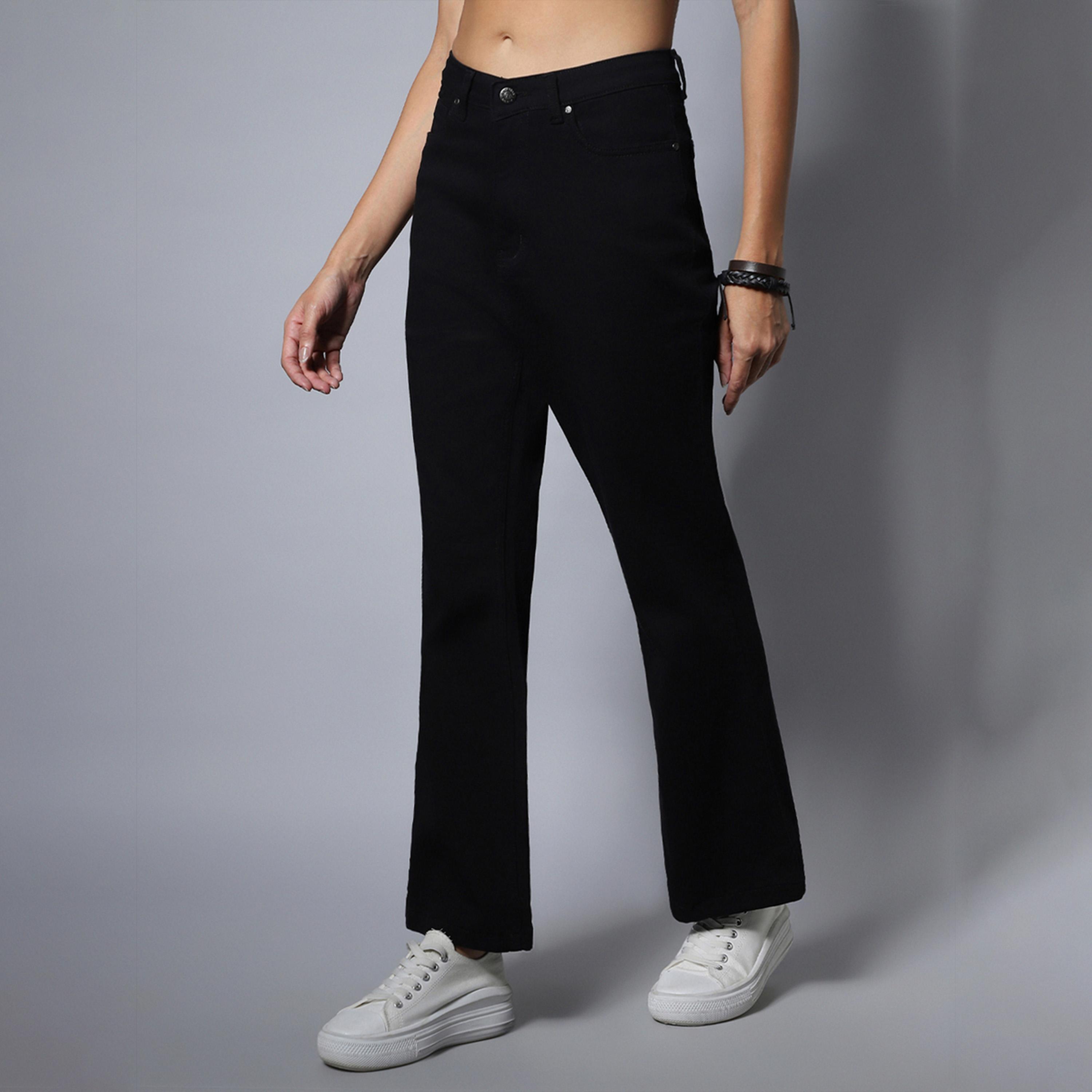 هاي ستار × ستايلي - بنطال جينز نسائي - أسود-women-clothing-bottoms-jeans-image-2