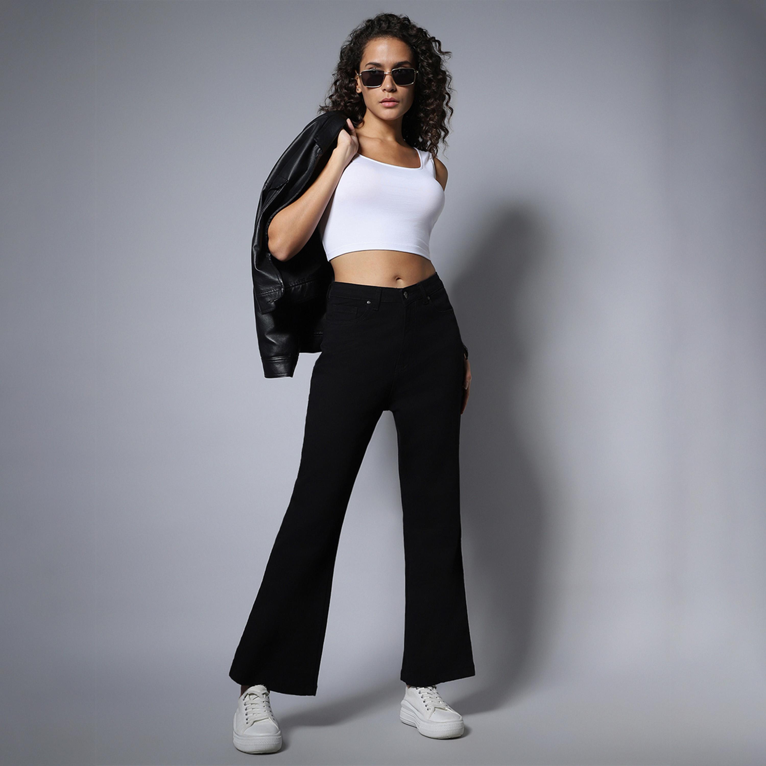 هاي ستار × ستايلي - بنطال جينز نسائي - أسود-women-clothing-bottoms-jeans-image-5
