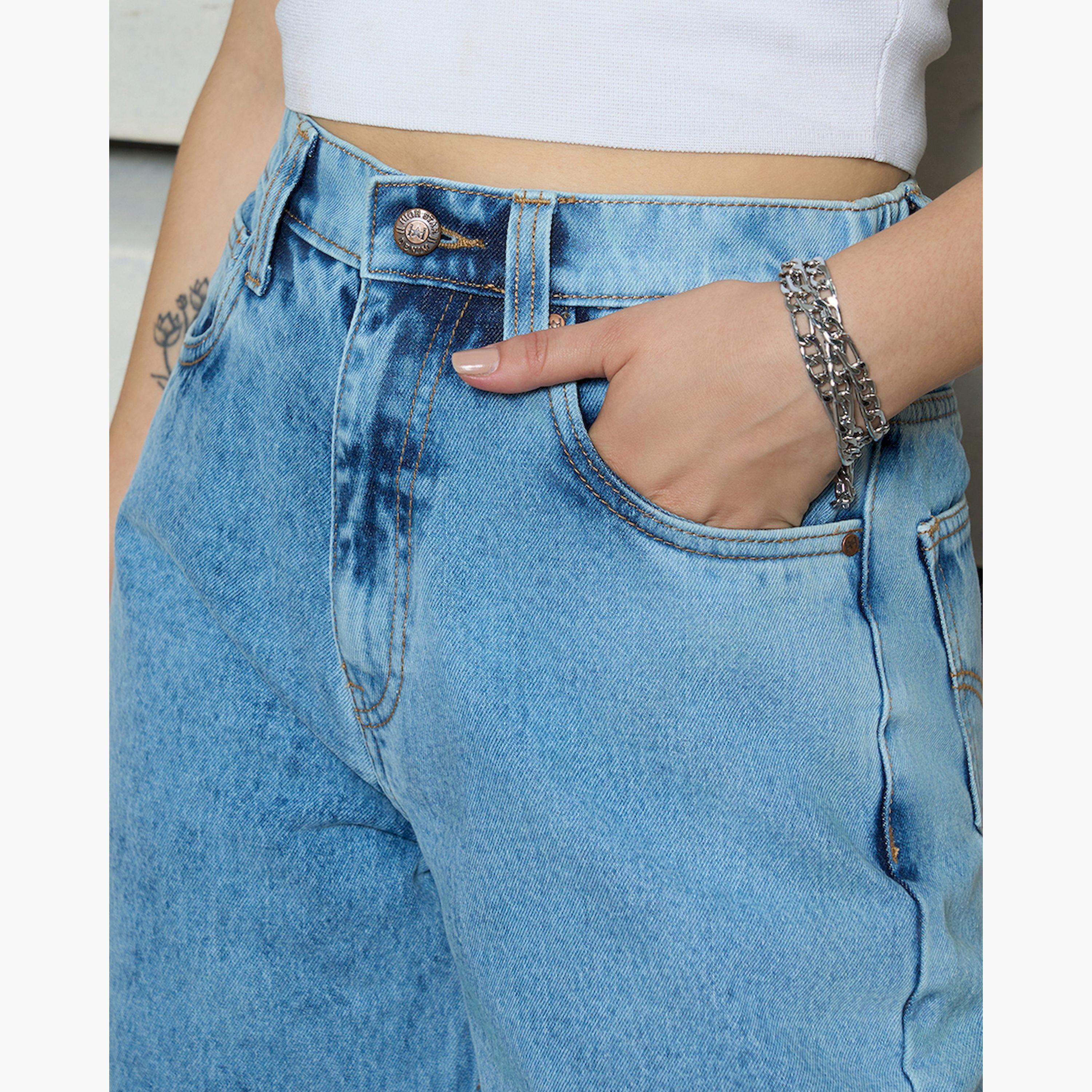 هاي ستار × ستايلي - بنطال جينز نسائي - نيلي-women-clothing-bottoms-jeans-image-4