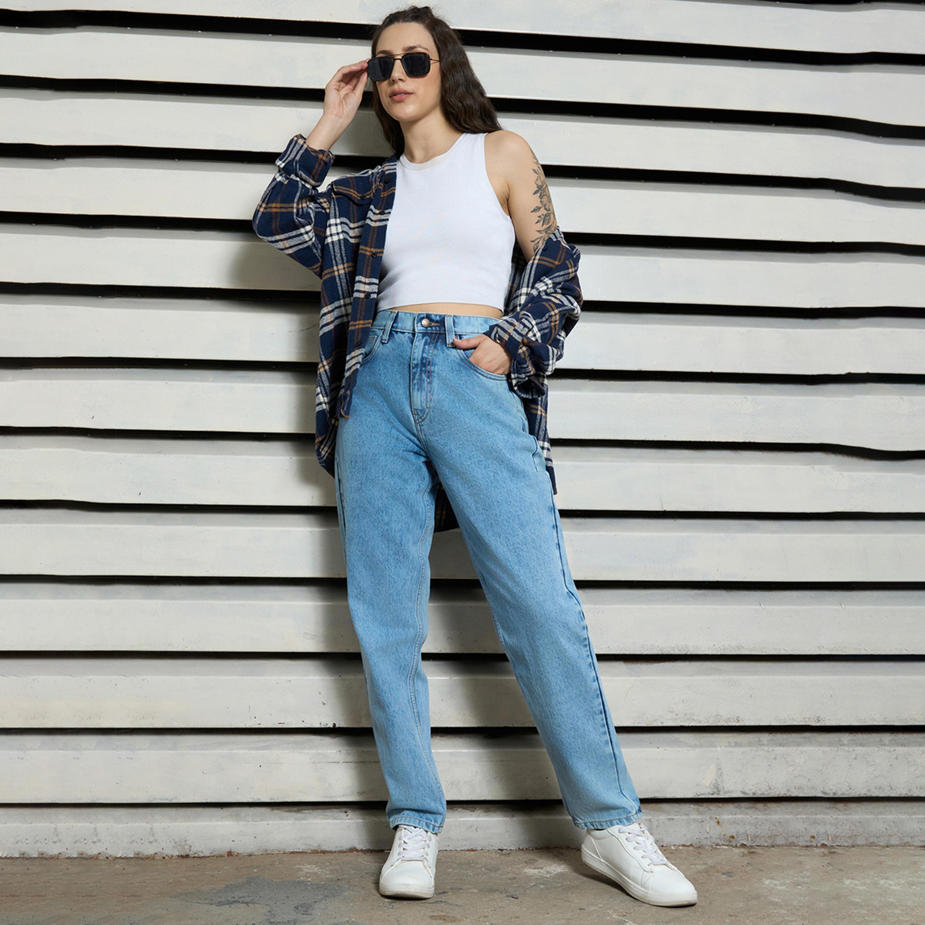 هاي ستار × ستايلي - بنطال جينز نسائي - نيلي-women-clothing-bottoms-jeans-image-6