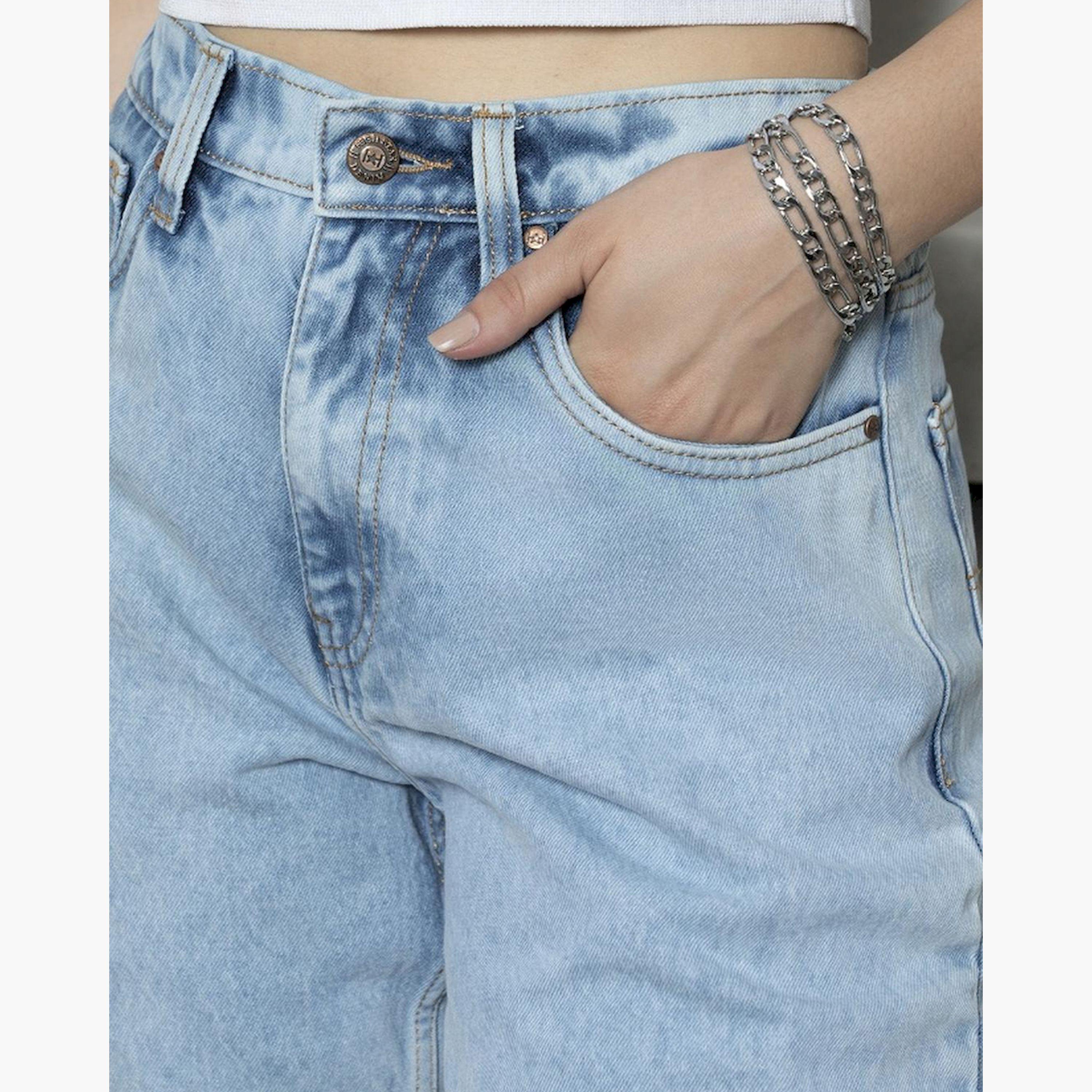 هاي ستار × ستايلي - بنطال جينز نسائي - نيلي-women-clothing-bottoms-jeans-image-2
