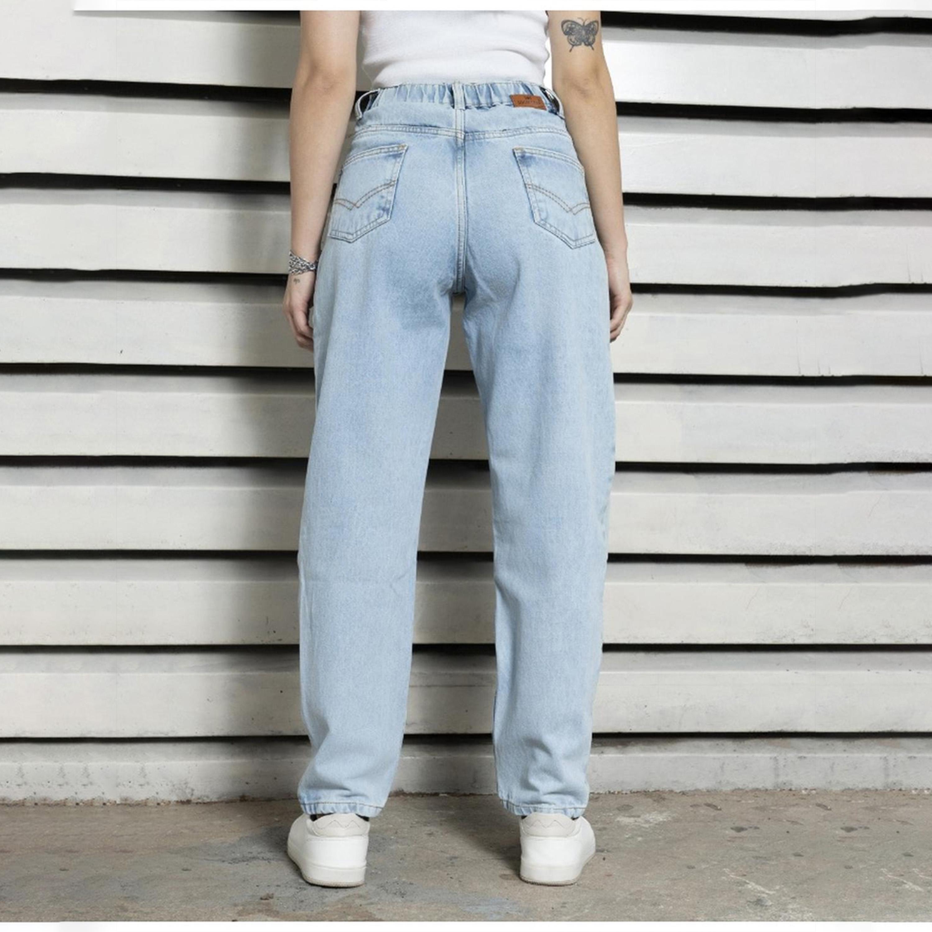 هاي ستار × ستايلي - بنطال جينز نسائي - نيلي-women-clothing-bottoms-jeans-image-6