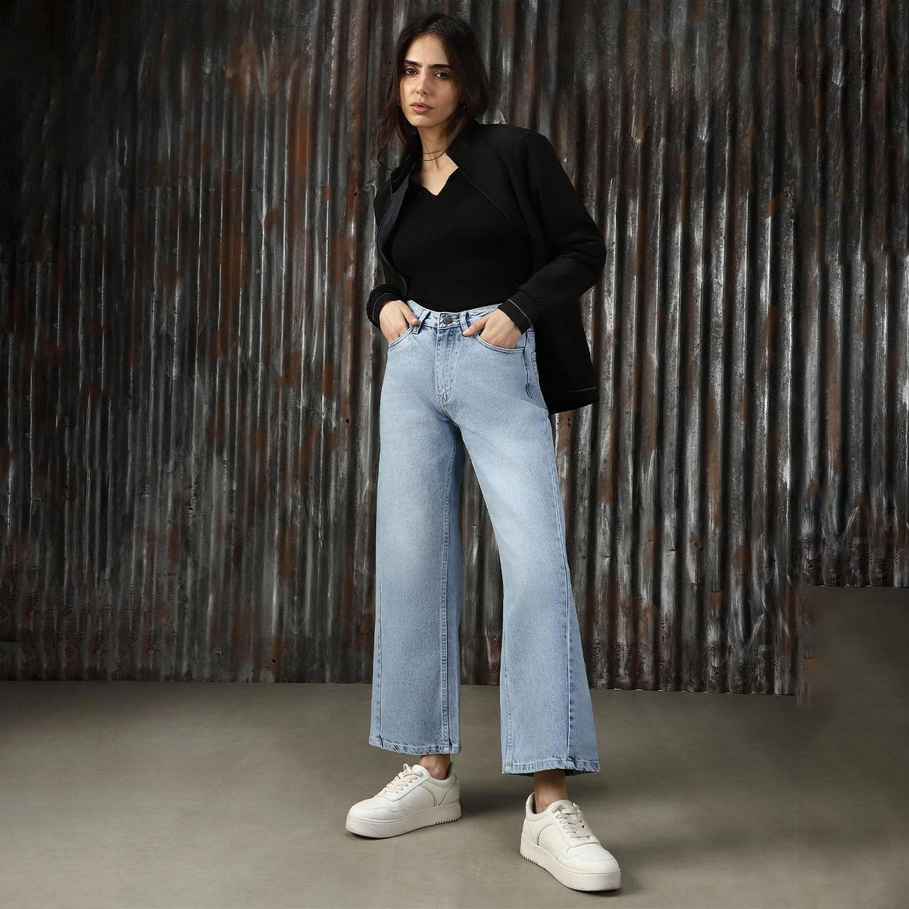هاي ستار × ستايلي - بنطال جينز نسائي - نيلي-women-clothing-bottoms-jeans-image-2