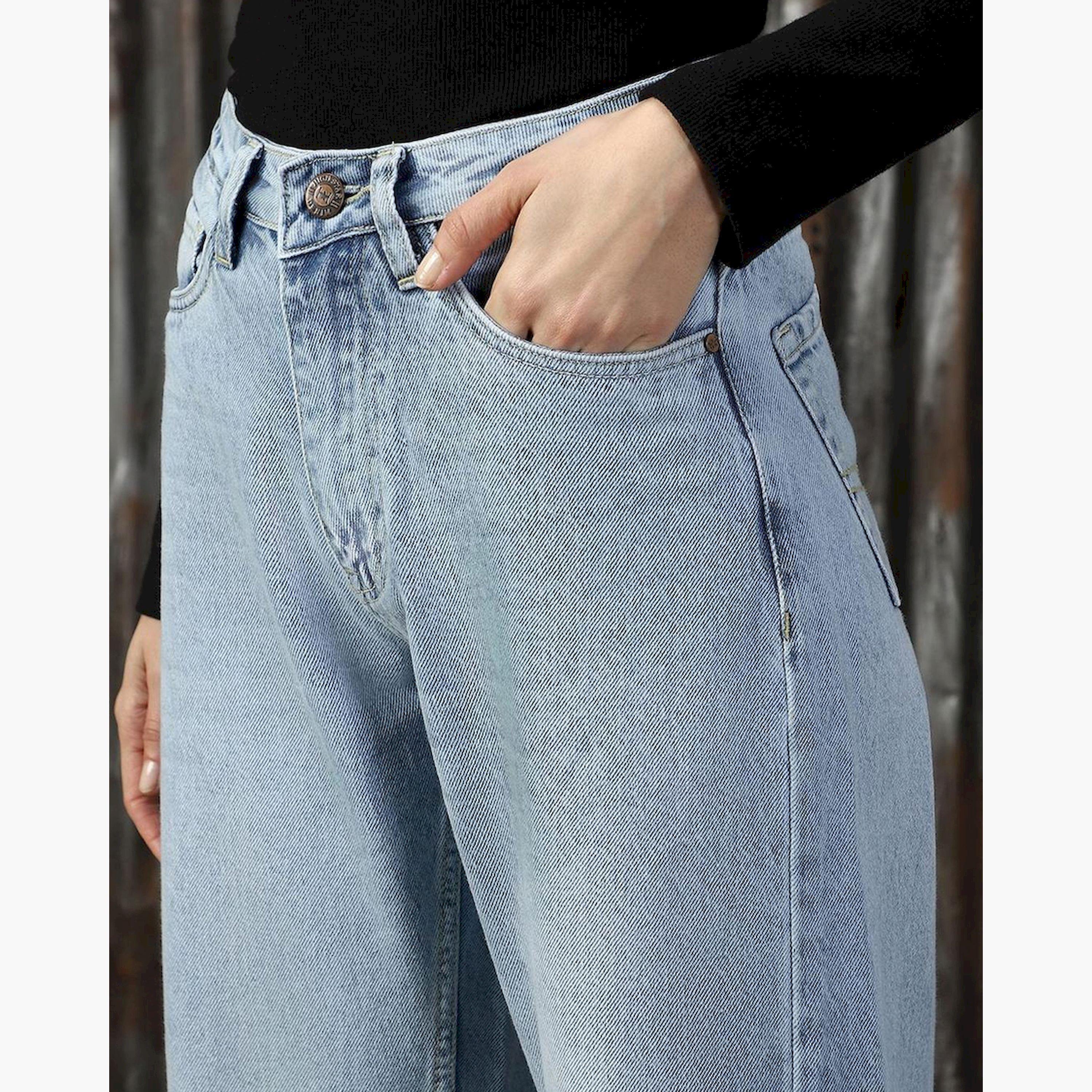هاي ستار × ستايلي - بنطال جينز نسائي - نيلي-women-clothing-bottoms-jeans-image-4